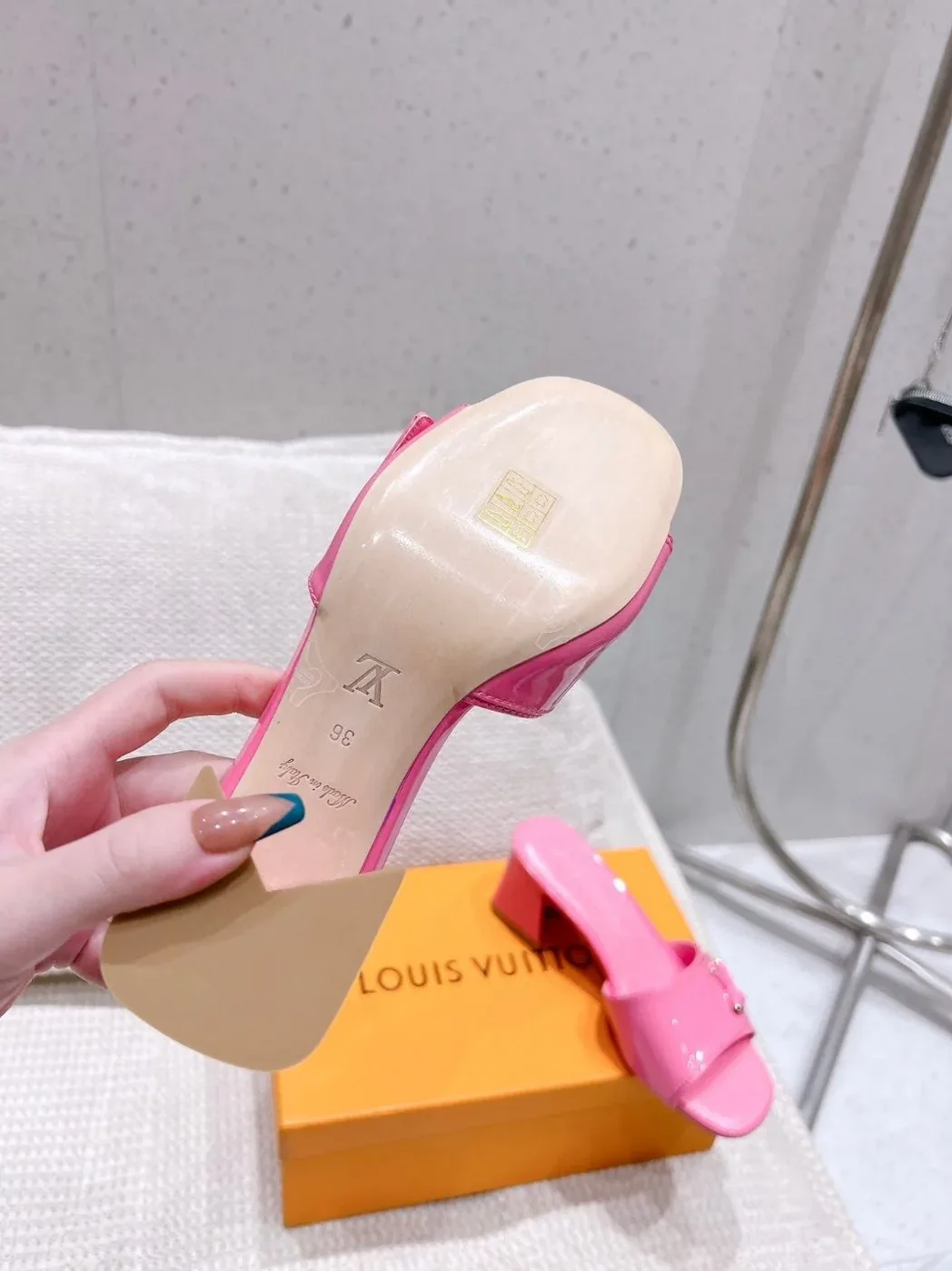 Louis Vuitton Shake Mule Pink