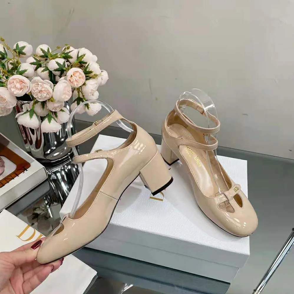 Dior Aime Dior Ballerina Pump Nude Patent Calfskin for Women