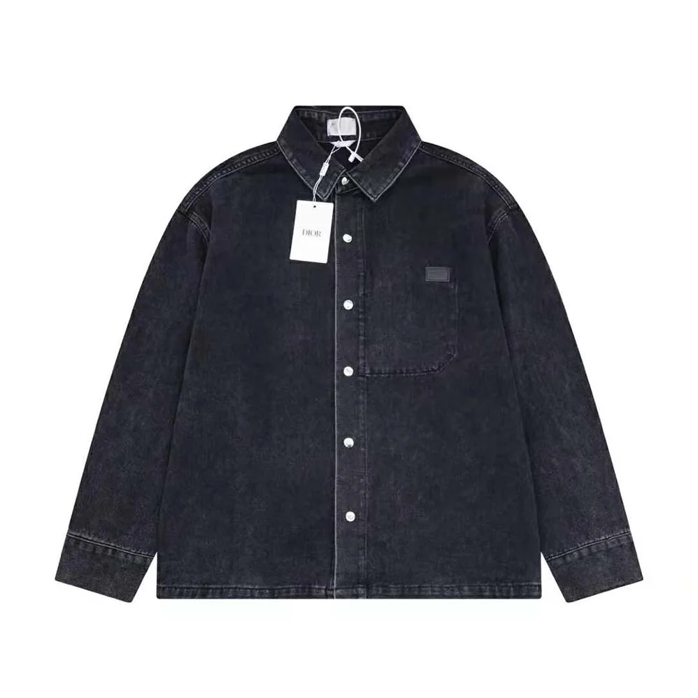Dior Overshirt Black Cotton Twill for Men