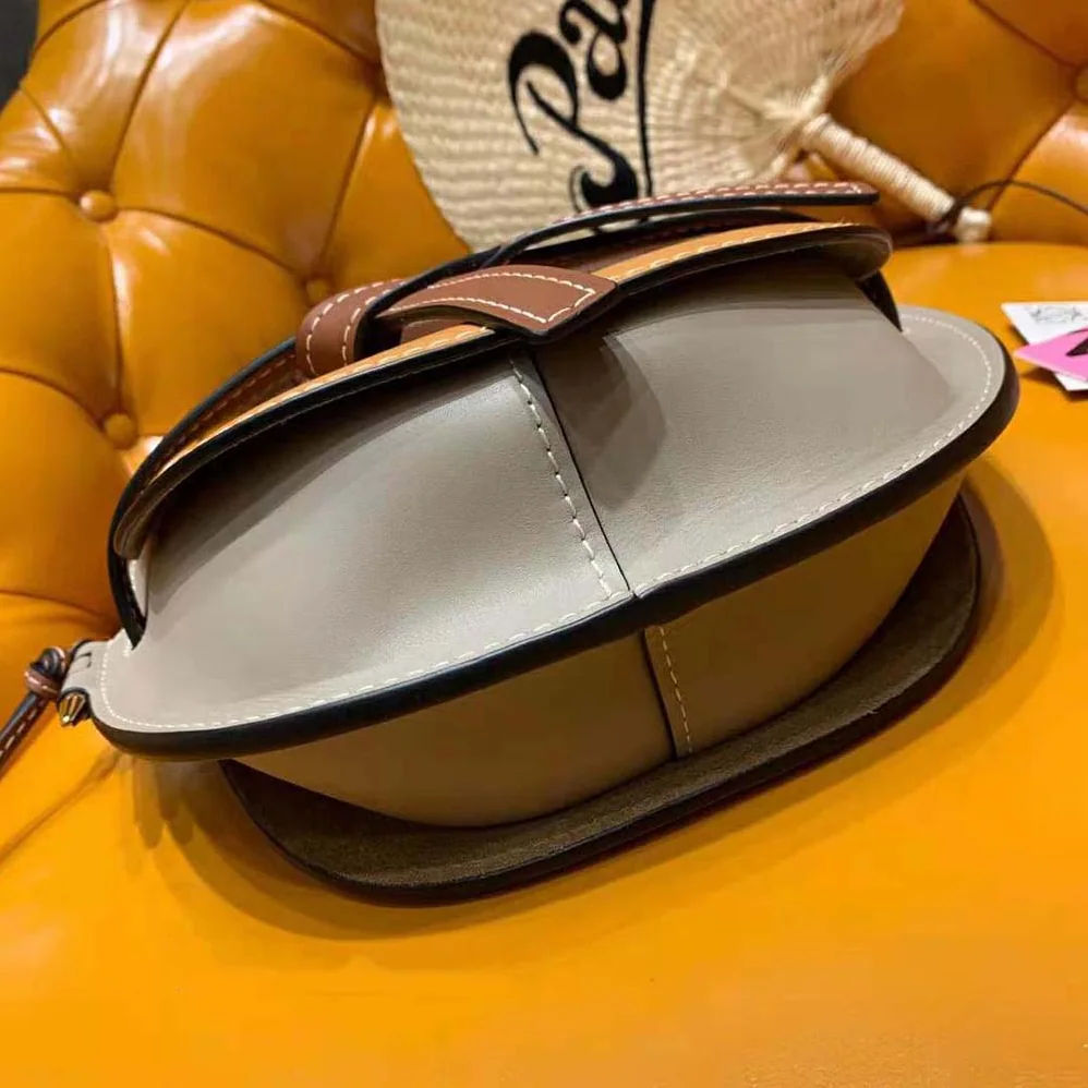 Loewe Small Gate Bag in Soft Calfskin for Women in Brown Loewe Small Gate Bag in Soft Calfskin for Women in Brown