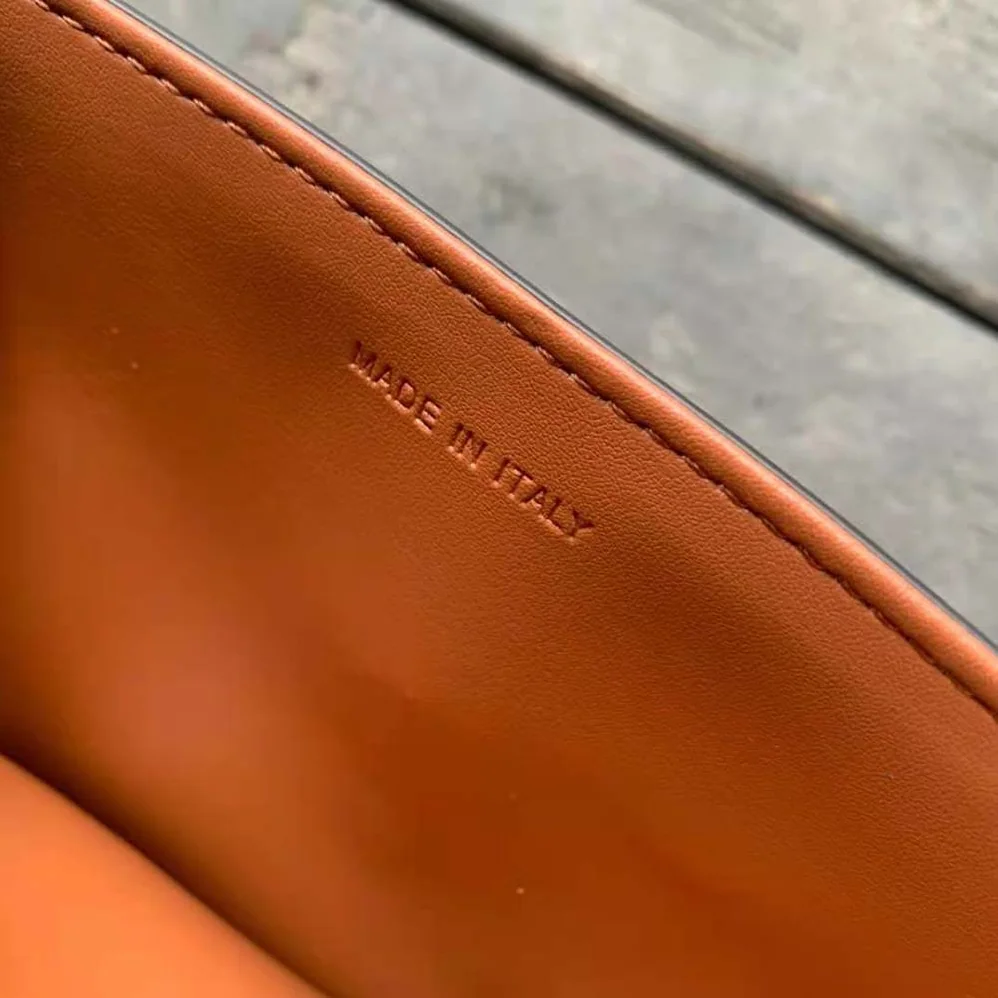 Celine Teen Triomphe Bag in Textile with Triomphe Embroidery and Calfskin for Women