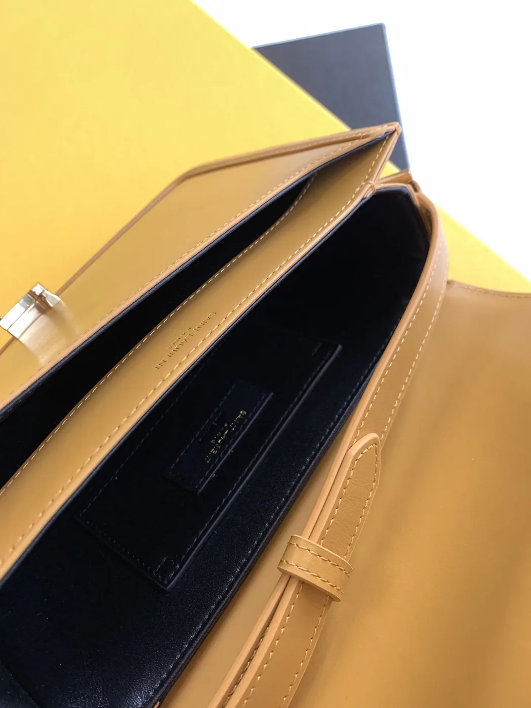 Saint Laurent Solferino Medium Satchel Bag In Box Brown in YSL