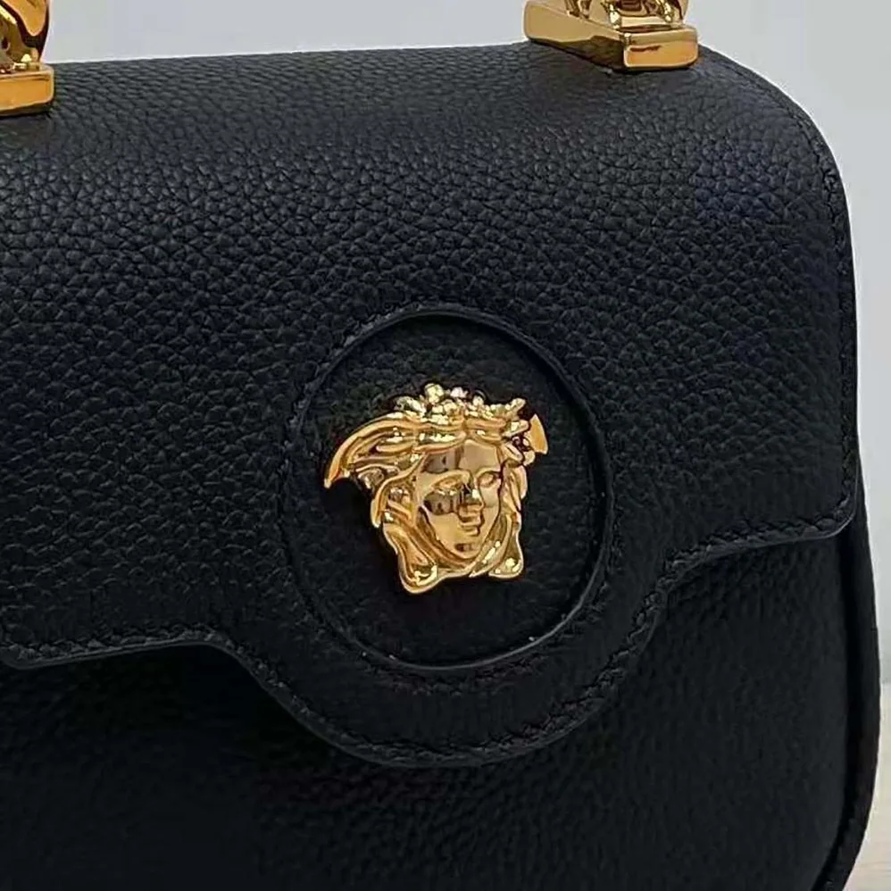 Versace La Medusa Mini Bag for Women in Black Versace La Medusa Mini Bag for Women in Black