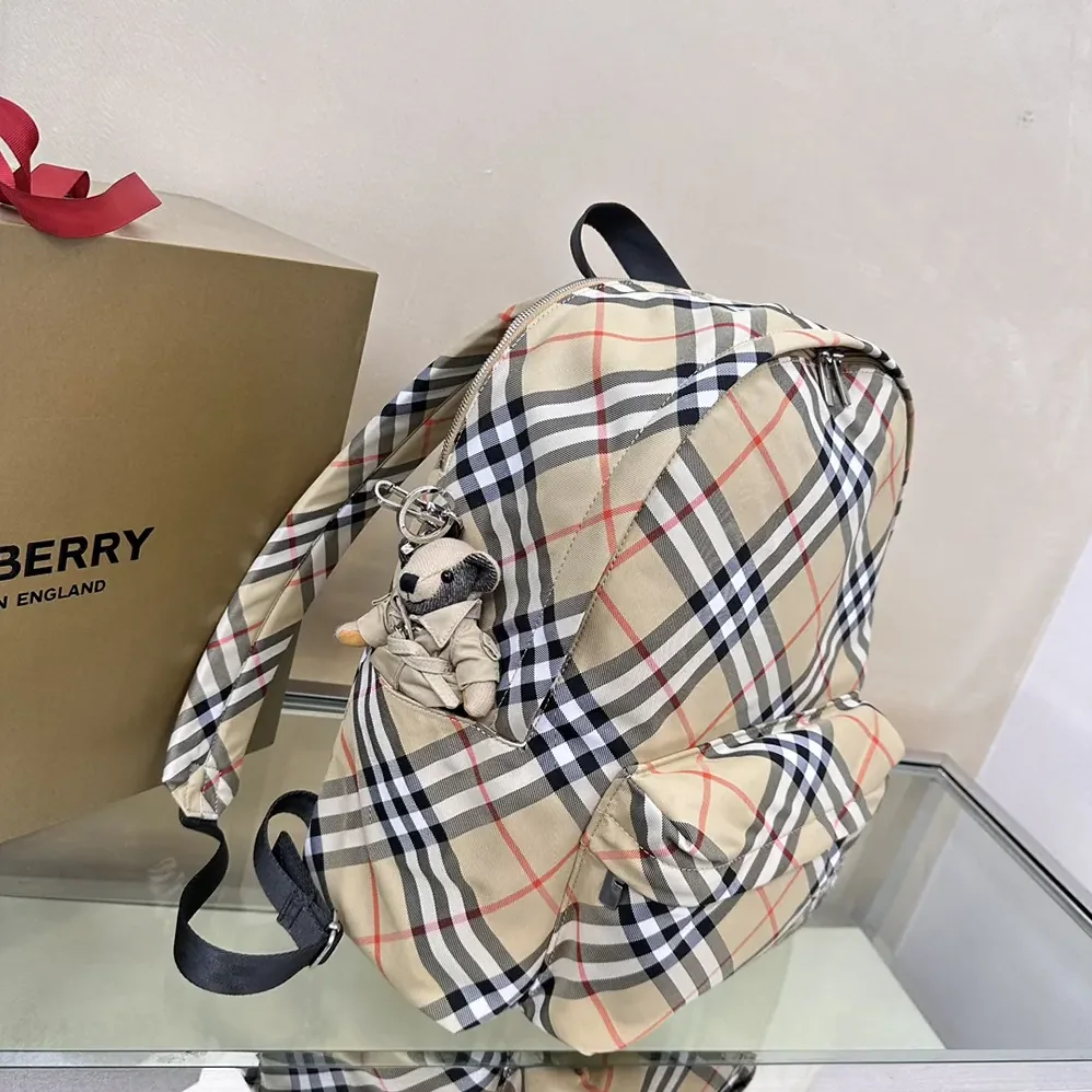 Burberry Check Backpack for Women