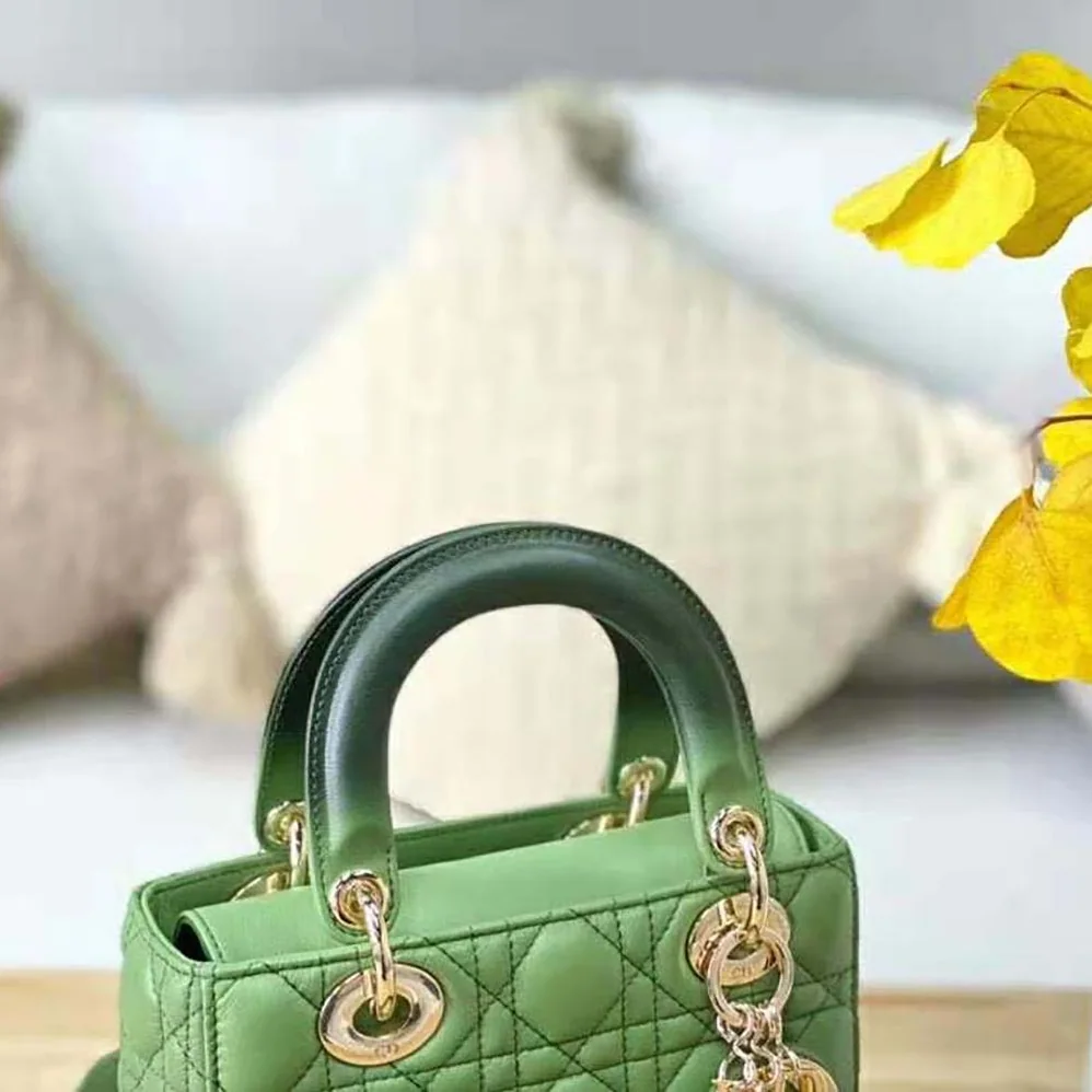 Dior my Abcdior Bag Green Gradient Cannage Lambskin for Women Dior my Abcdior Bag Green Gradient Cannage Lambskin for Women