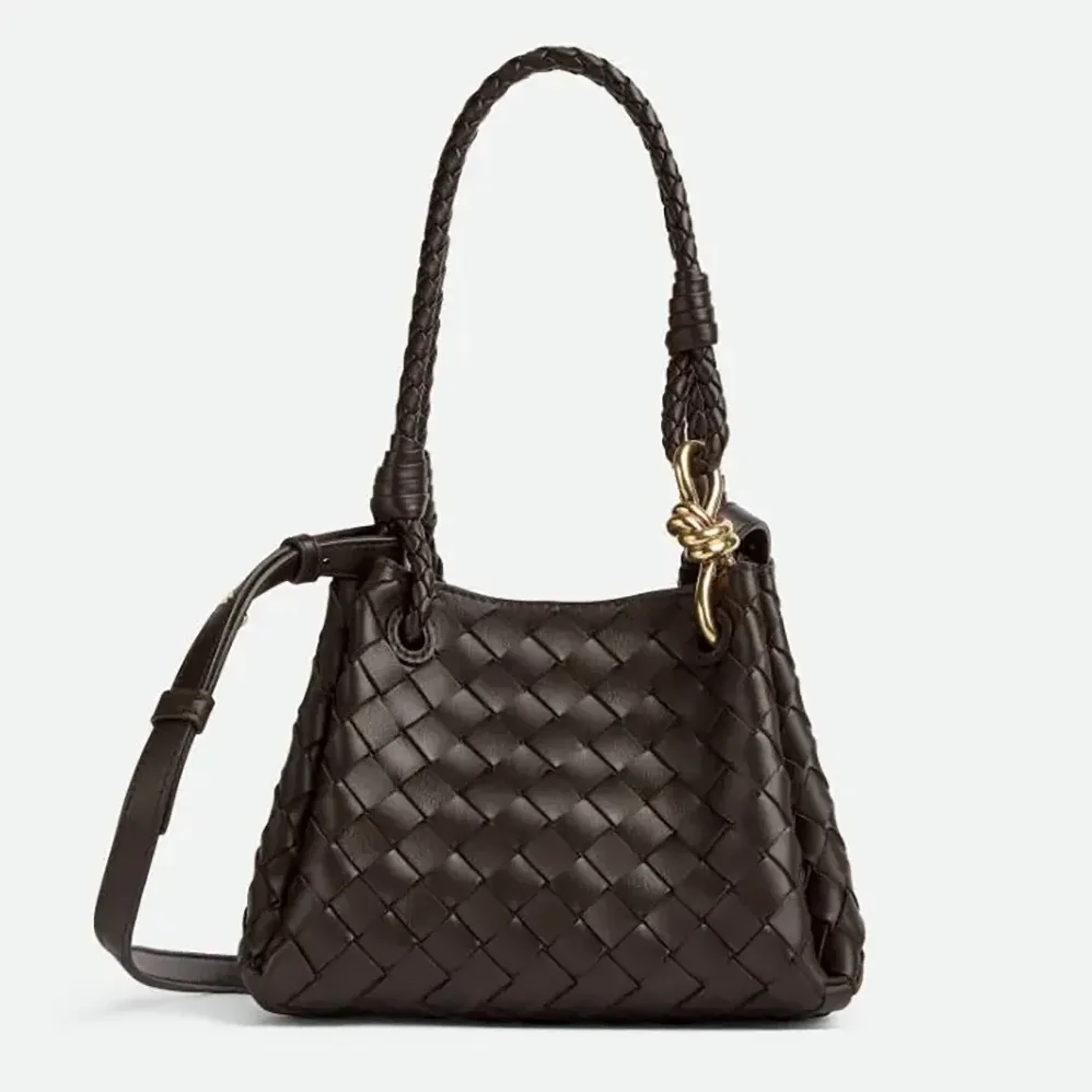 Bottega Veneta Small Andiamo Parachute for Women in Black Bottega Veneta Small Andiamo Parachute for Women in Black