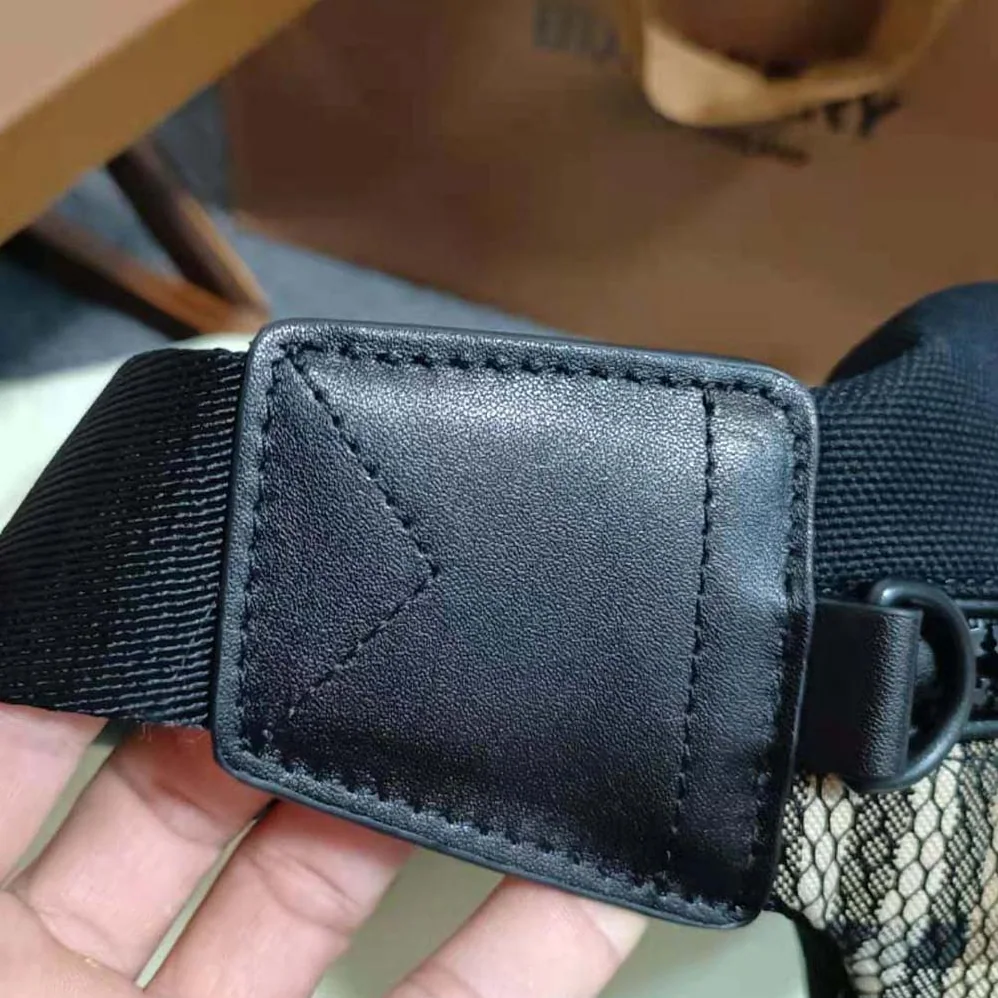 Burberry Sonny Belt Bag with Embroidered Burberry Lettering for Women Burberry Sonny Belt Bag with Embroidered Burberry Lettering for Women
