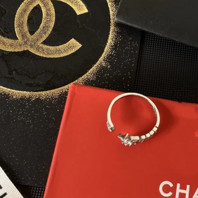 Chanel Coco Rings Silver