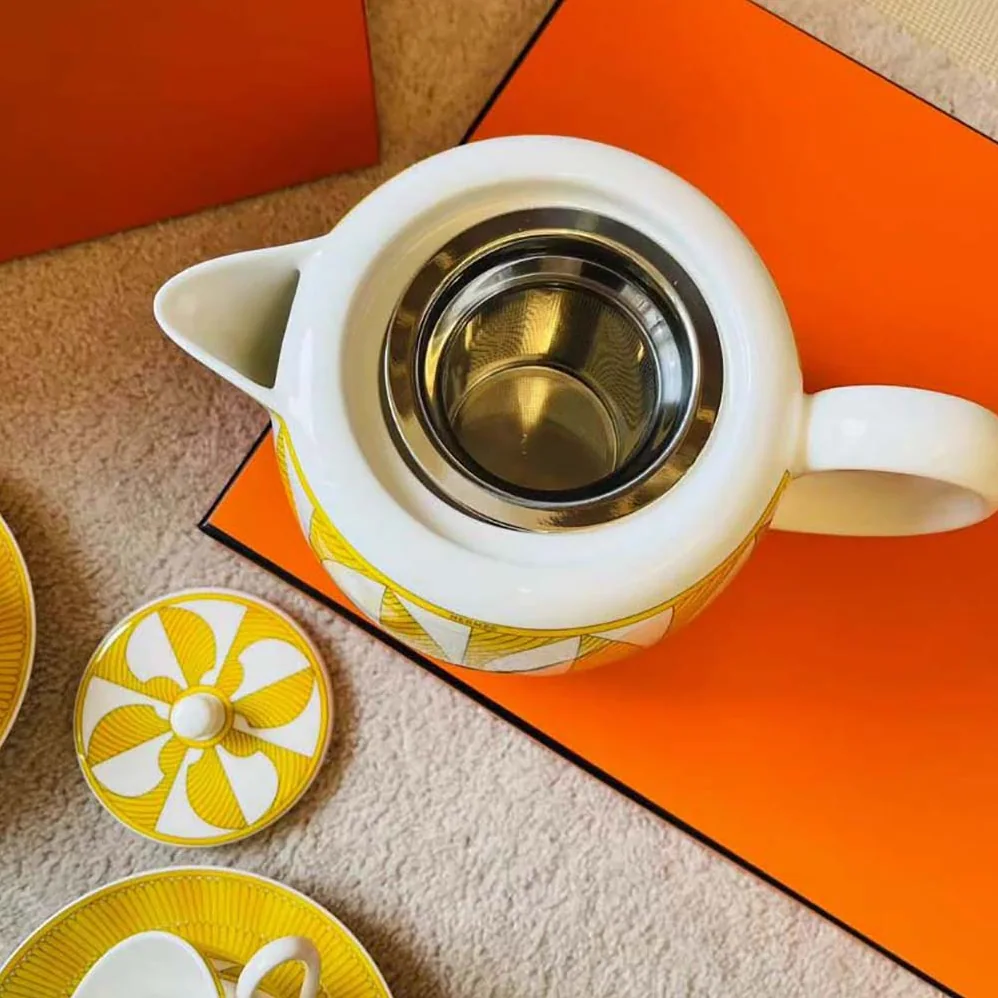 Hermes Soleil D'Hermes Teapot for Unisex Hermes Soleil D'Hermes Teapot for Unisex