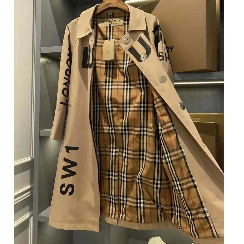 Burberry Horseferry Print Cotton Gabardine Car Coat for Women Burberry Horseferry Print Cotton Gabardine Car Coat for Women