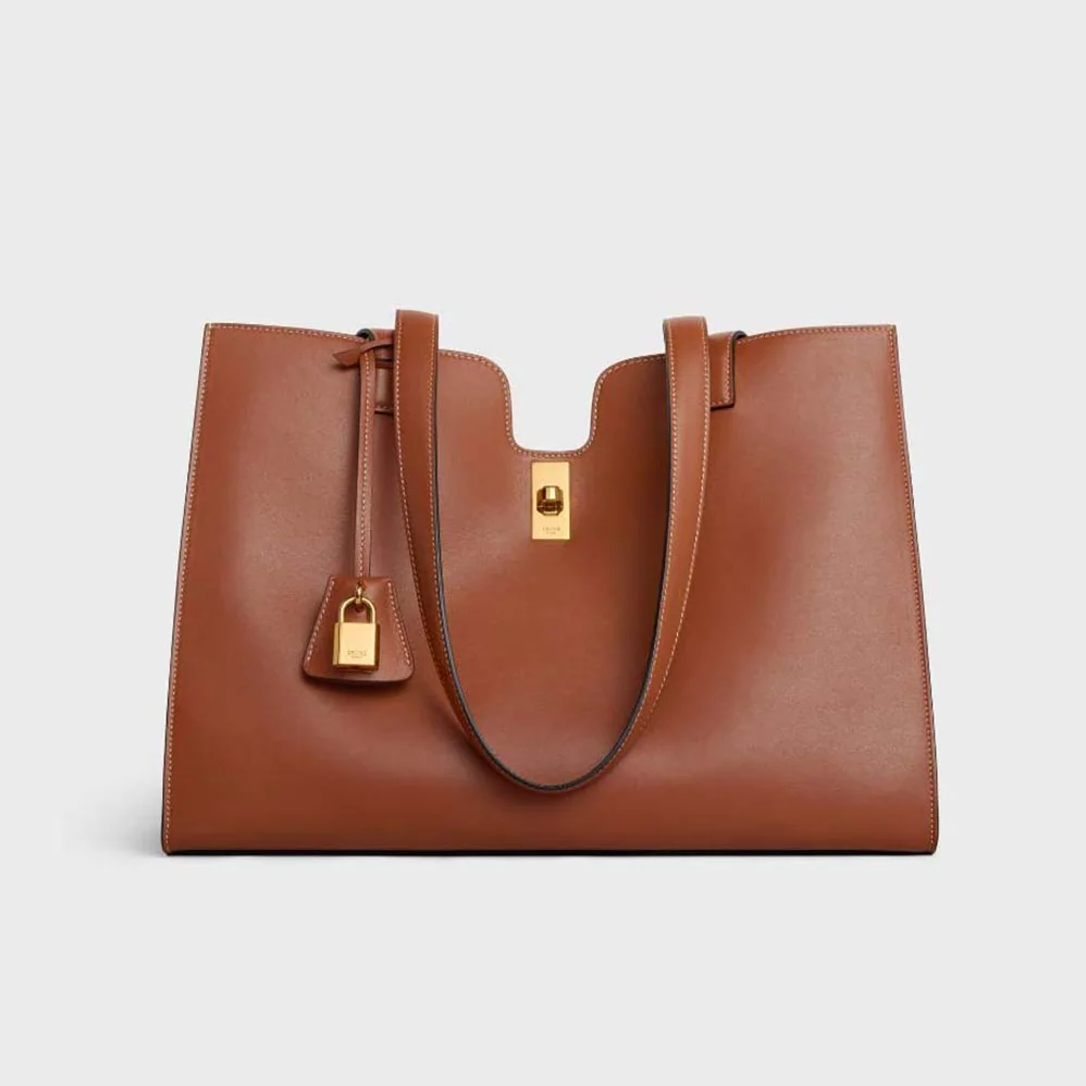 Celine Cabas 16 in Smooth Calfskin for Women in Tan