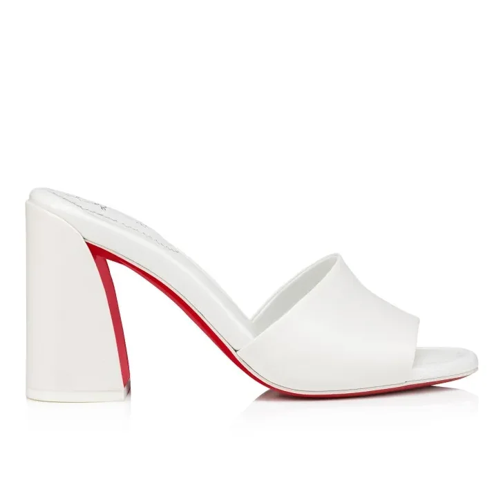 Christian Louboutin Jane Mules Bianco Christian Louboutin Jane Mules Bianco