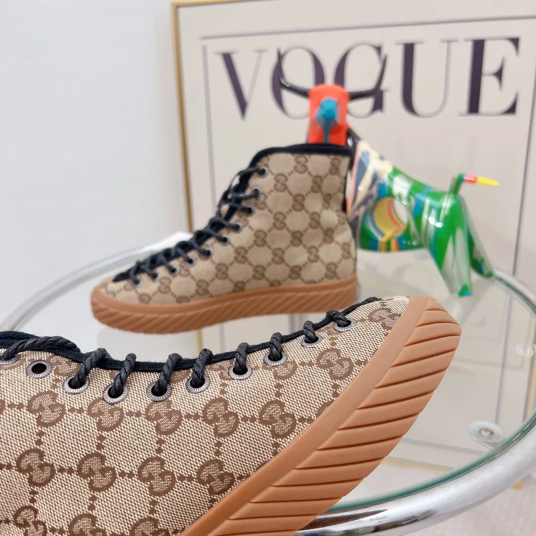 Gucci High-Top Maxi GG Sneaker Grey for Women