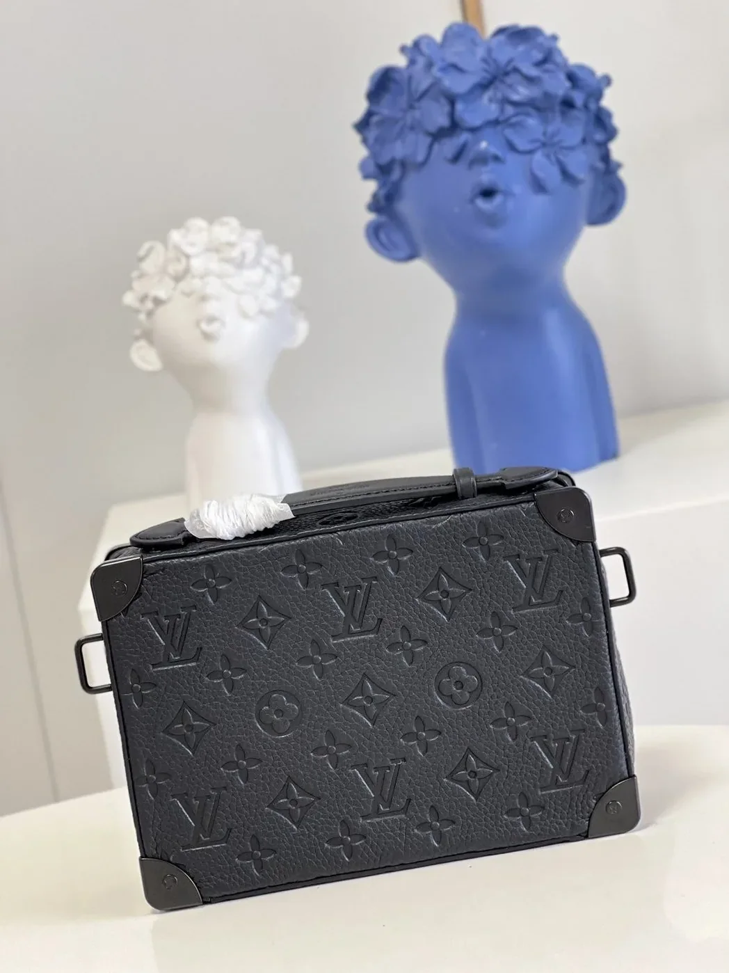 Louis Vuitton Handle Soft Trunk Black Taurillon Monogram