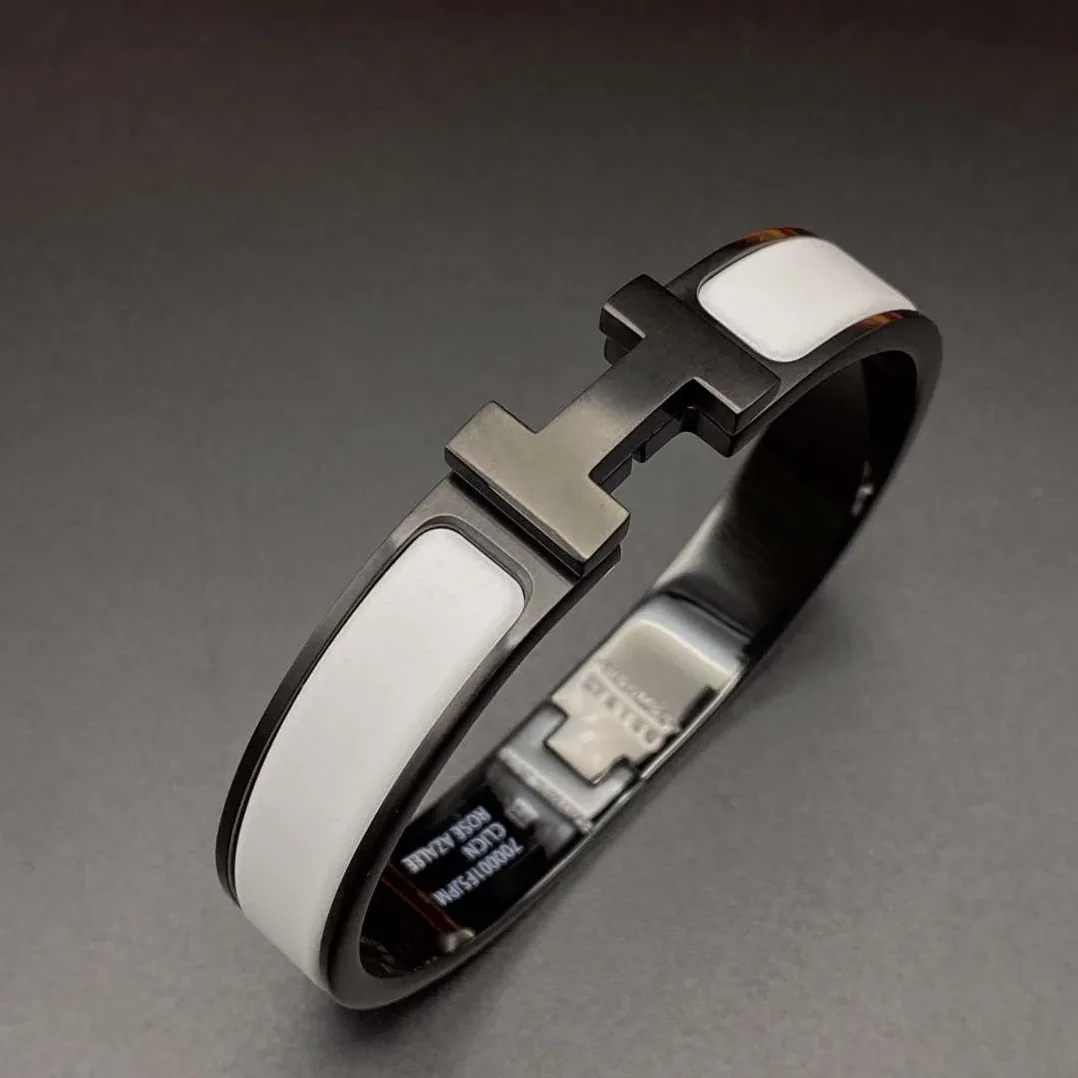 Hermes Clic Hh Bracelet White