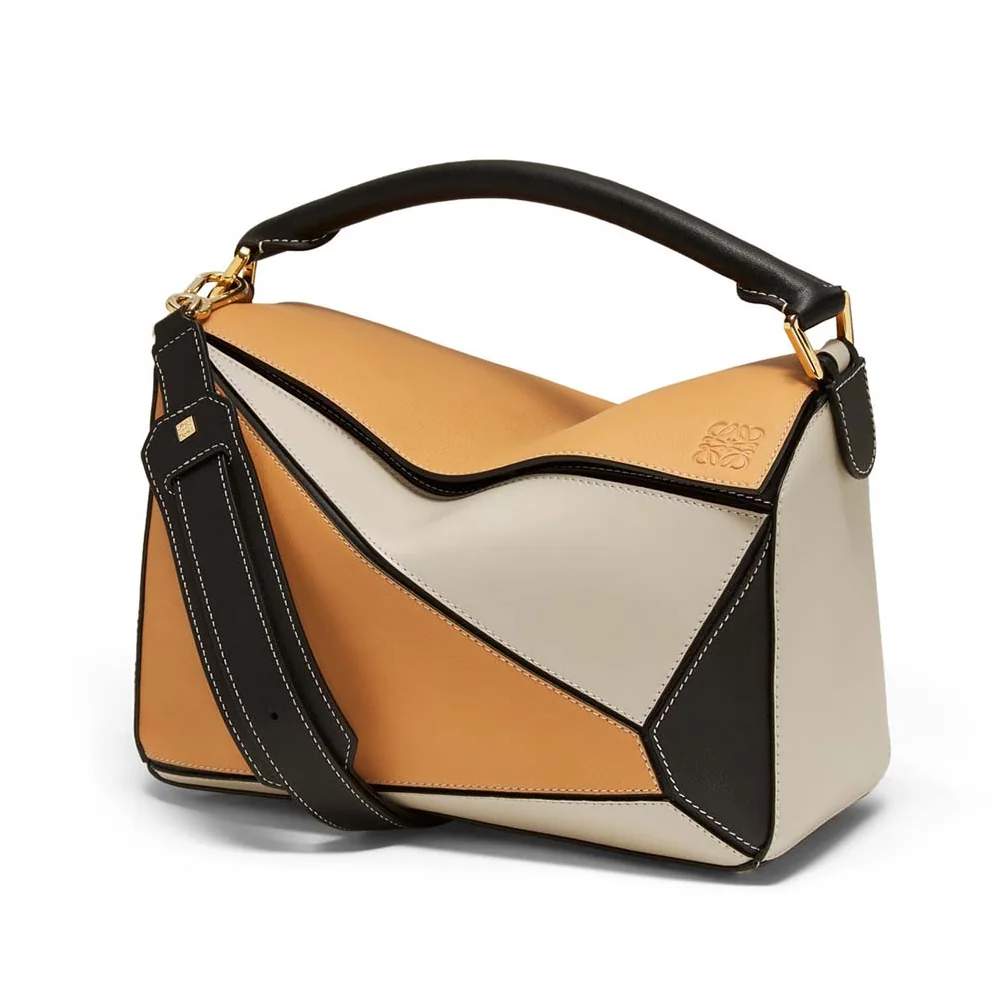 Loewe Puzzle Bag Amber for Women in Light Oat Loewe Puzzle Bag Amber for Women in Light Oat