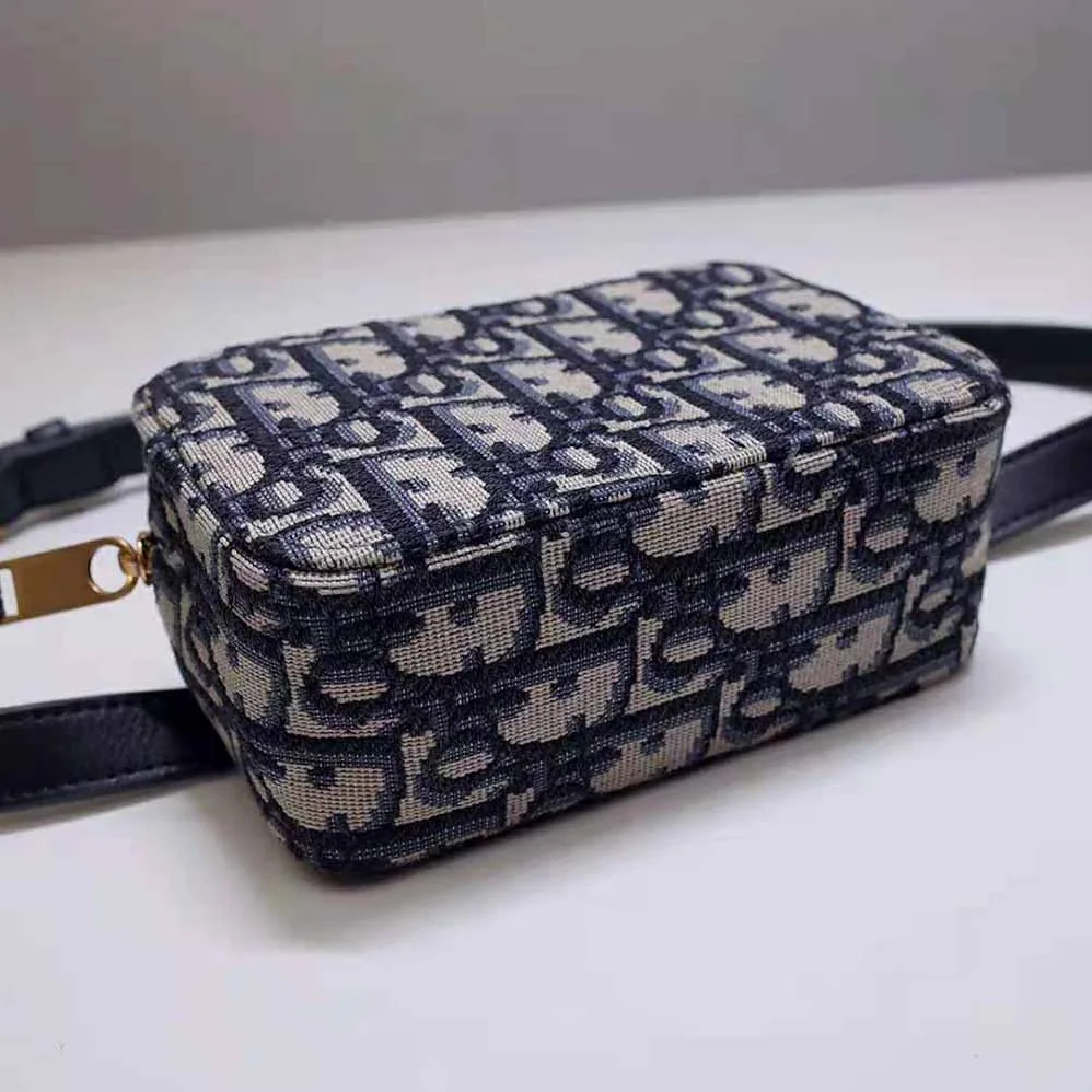 Dior Oblique Belt Pouch Blue Dior Oblique Jacquard for Women Dior Oblique Belt Pouch Blue Dior Oblique Jacquard for Women
