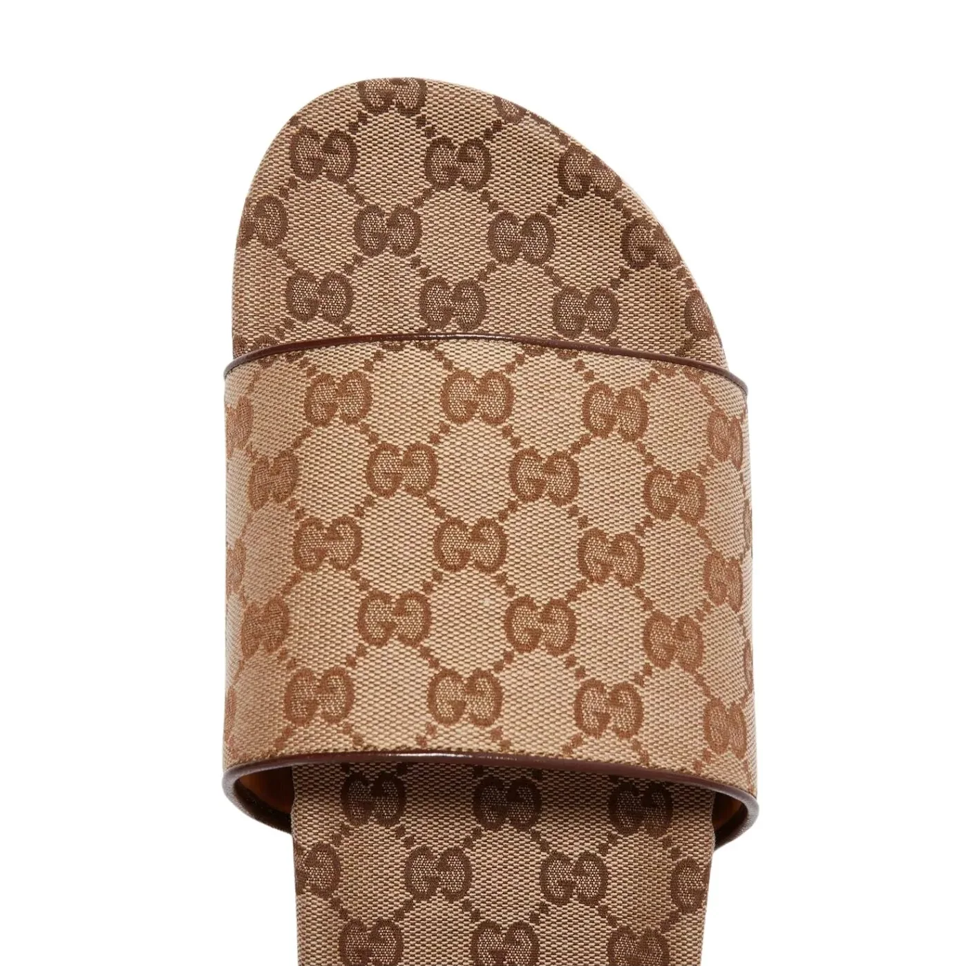 Gucci Beige & Brown for Men's in GG Slide Sandals
