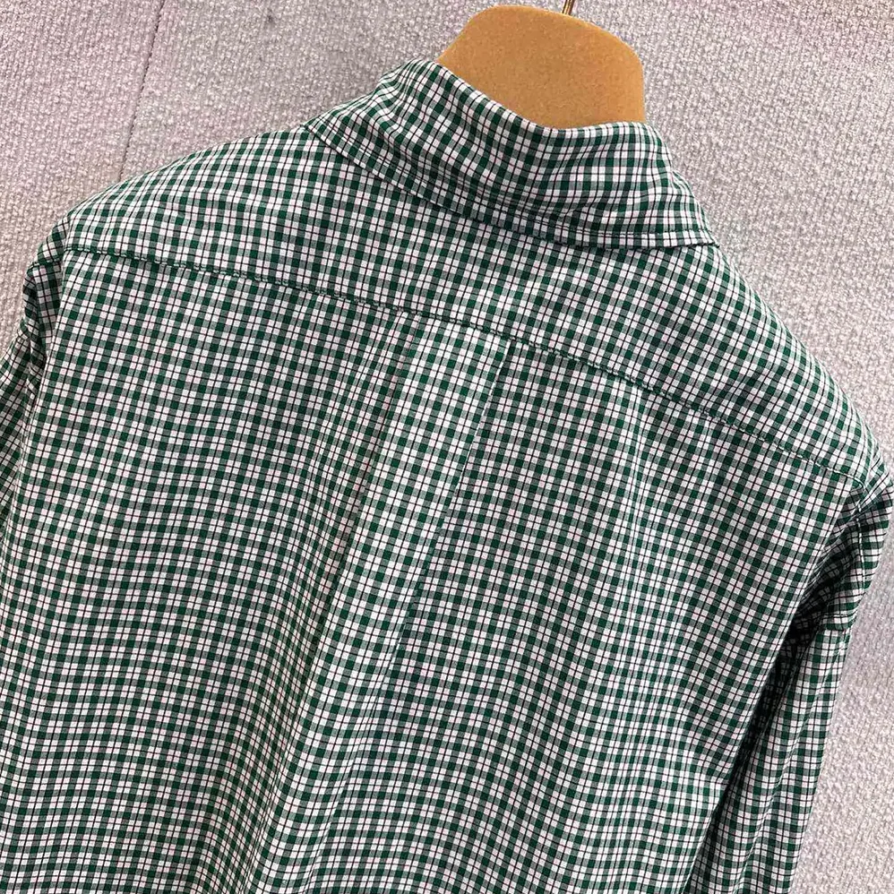 Miu Miu Checked Shirt MK1659_17L1_F026R for Women Miu Miu Checked Shirt MK1659_17L1_F026R for Women