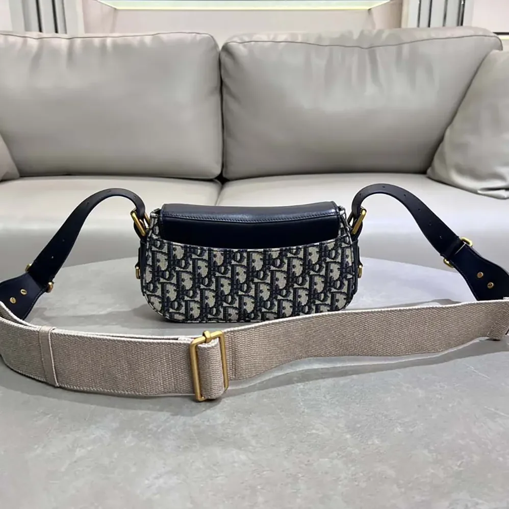 Dior Small Streetchic Bag Blue Dior Oblique Jacquard and Smooth Calfskin for Women Dior Small Streetchic Bag Blue Dior Oblique Jacquard and Smooth Calfskin for Women