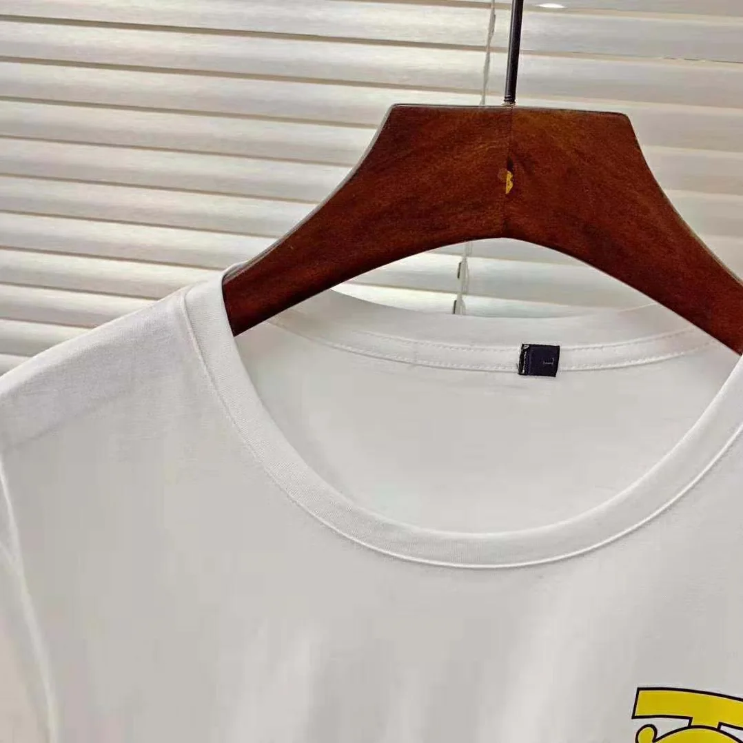 Burberry Monogram Motif Cotton Oversized T-Shirt for Men in White