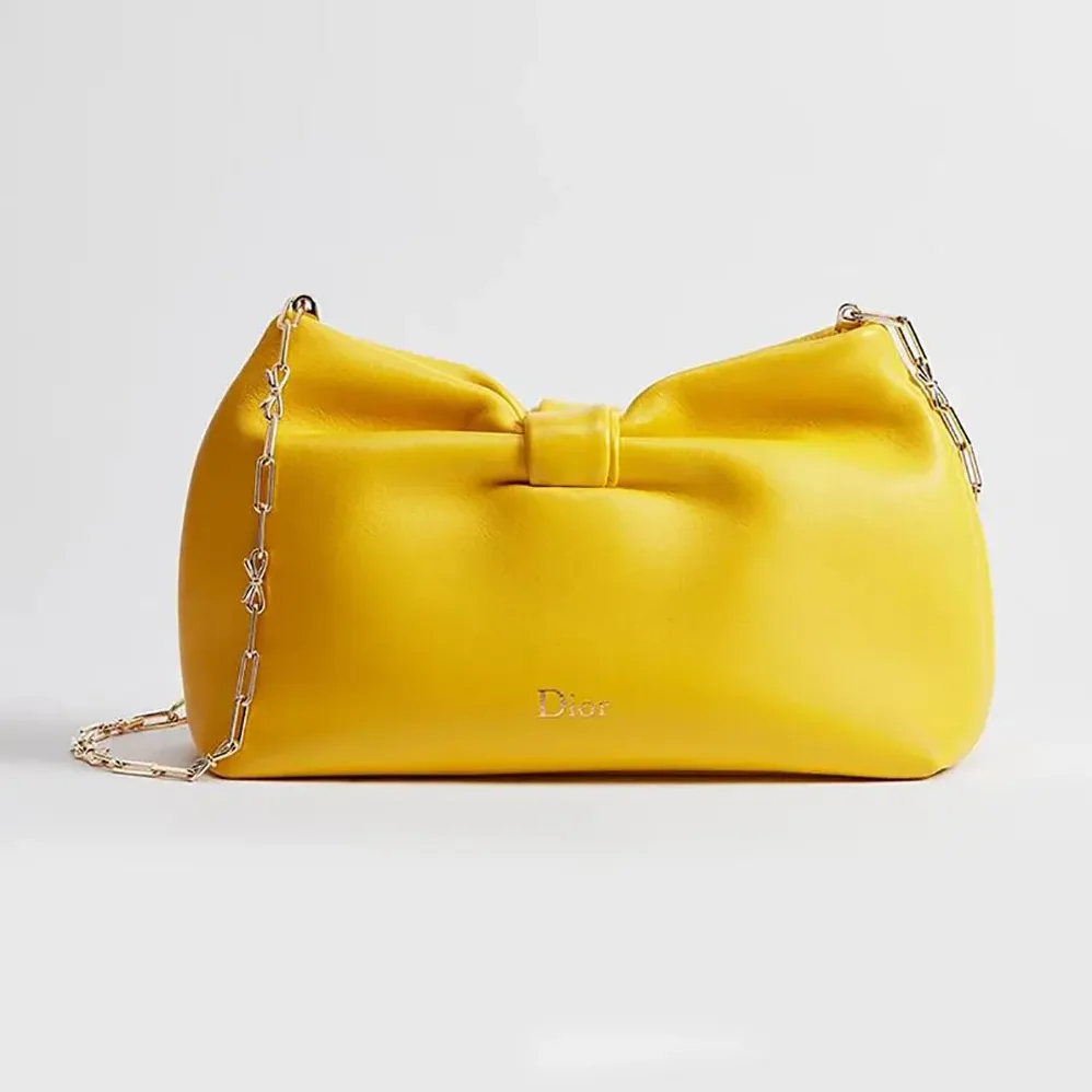 Dior Small Dior Bow Bag Buttercup Lambskin for Women Dior Small Dior Bow Bag Buttercup Lambskin for Women