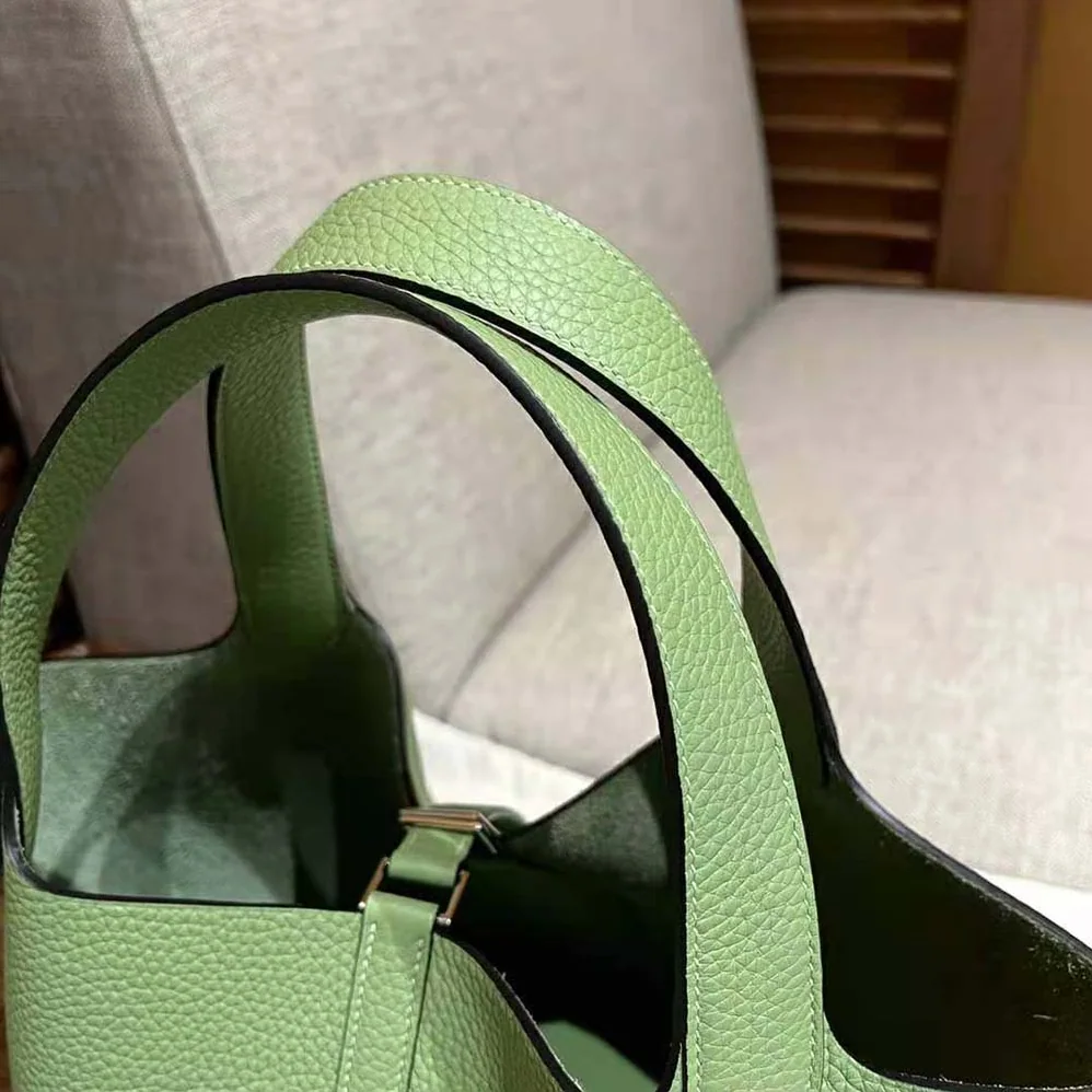 Hermes Picotin Lock 22cm in Clémence leather for Women in Aqua Hermes Picotin Lock 22cm in Clémence leather for Women in Aqua
