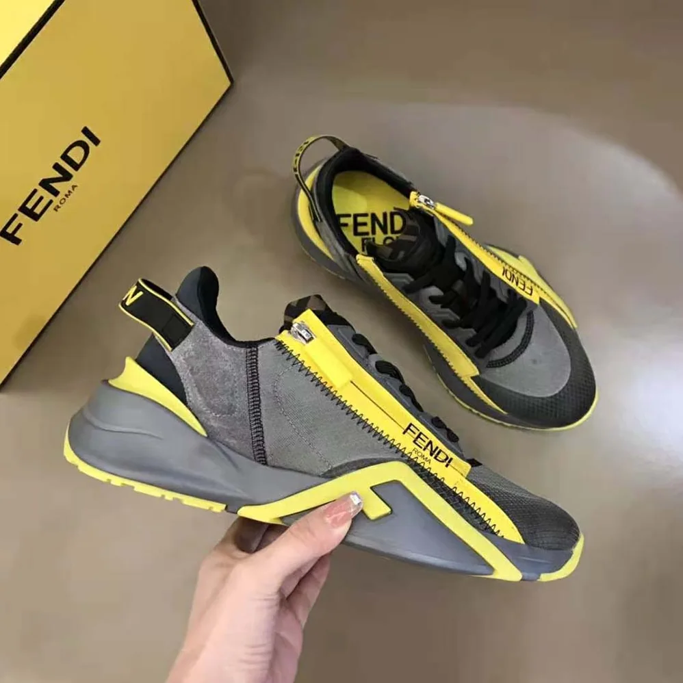 Fendi Flow Gray Nylon Low for Women in Tops Fendi Flow Gray Nylon Low for Women in Tops