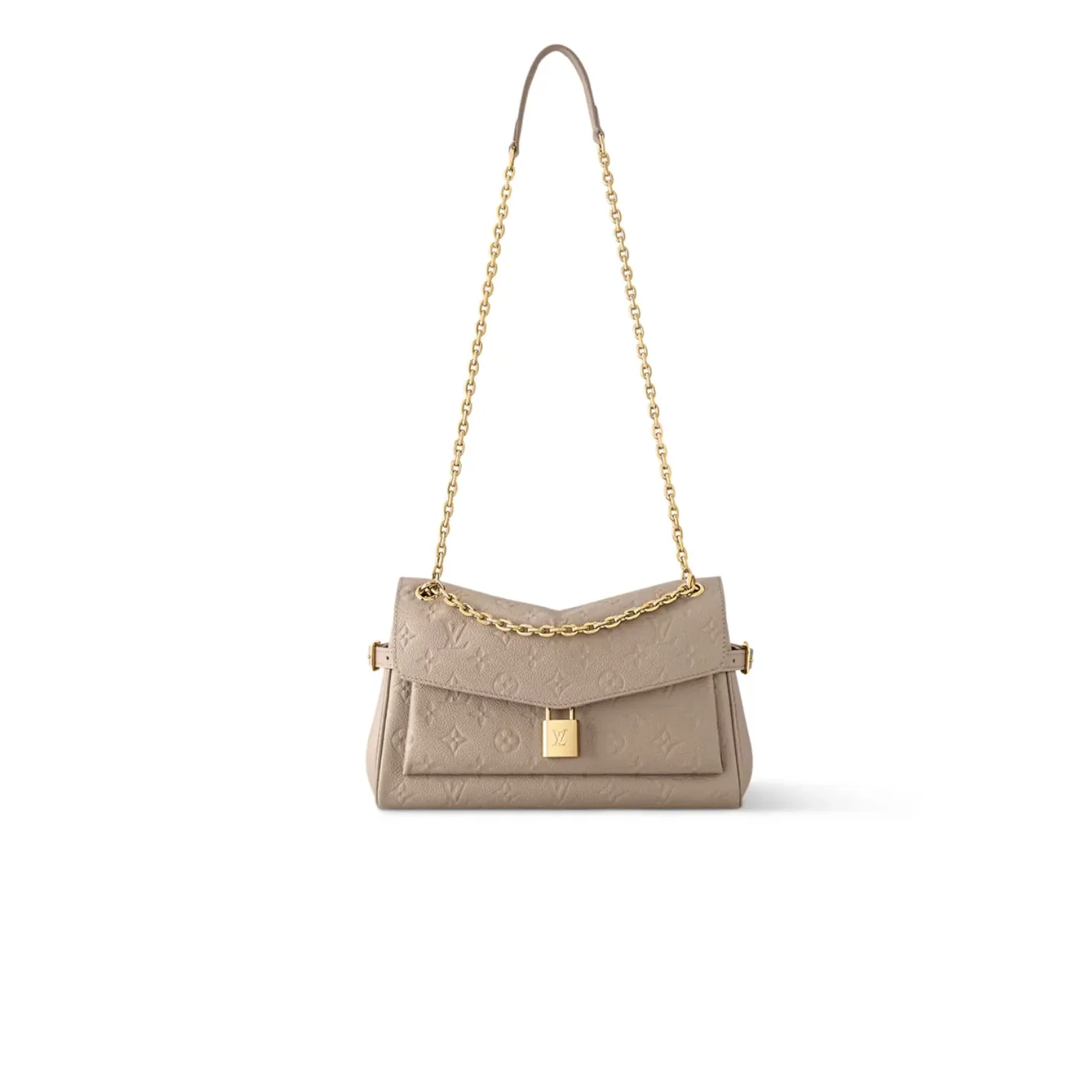 Louis Vuitton Anytime Flap Bag Tourterelle Gray /