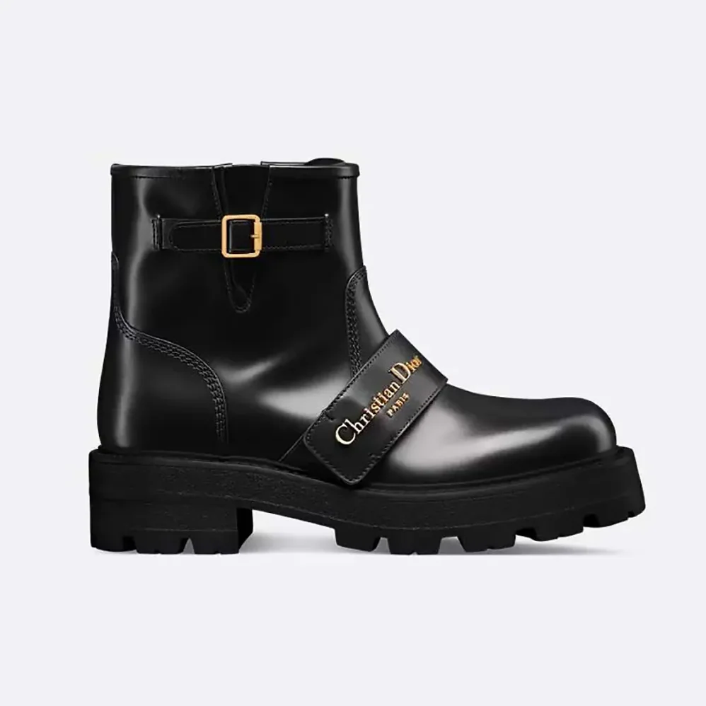 Dior D-Quest Ankle Boot Black Calfskin for Women Dior D-Quest Ankle Boot Black Calfskin for Women