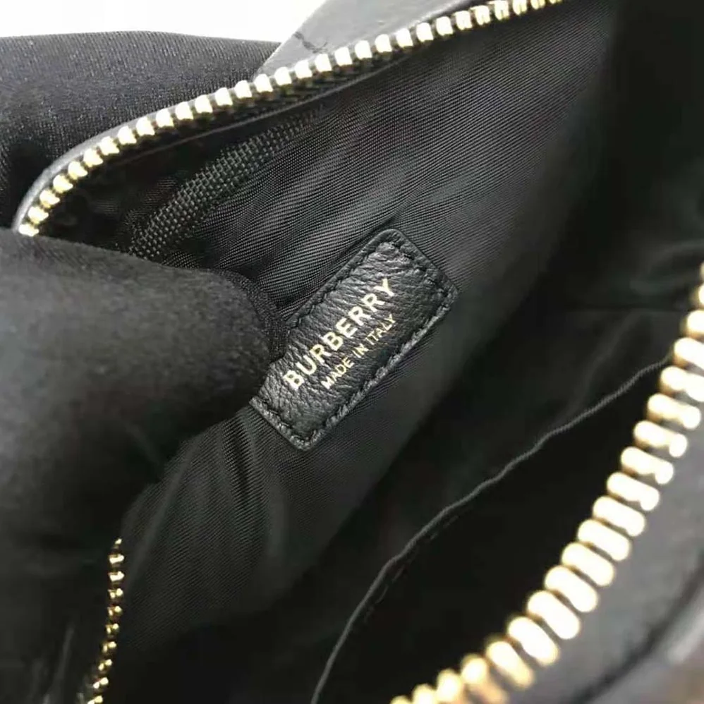 Burberry Mini Quilted Lambskin Lola Camera Bag for Women in Black Burberry Mini Quilted Lambskin Lola Camera Bag for Women in Black