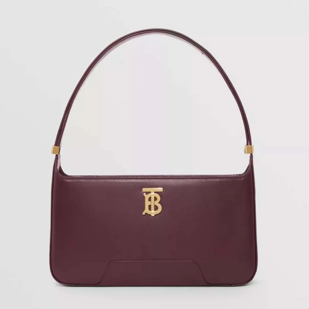 Burberry Leather TB Shoulder Bag with our Thomas Burberry Monogram for Women