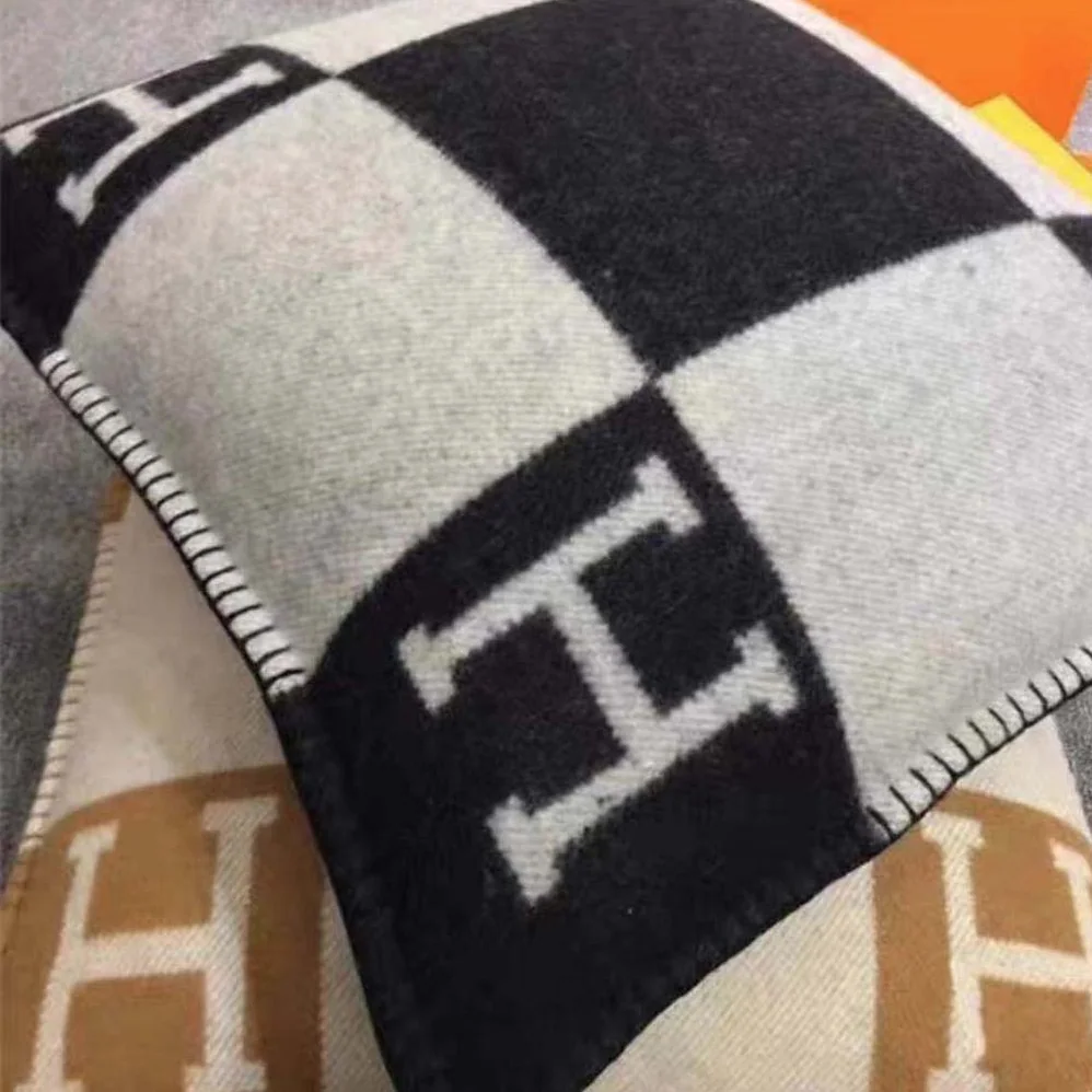 Hermes Avalon Pillow Large Model for Unisex in Black