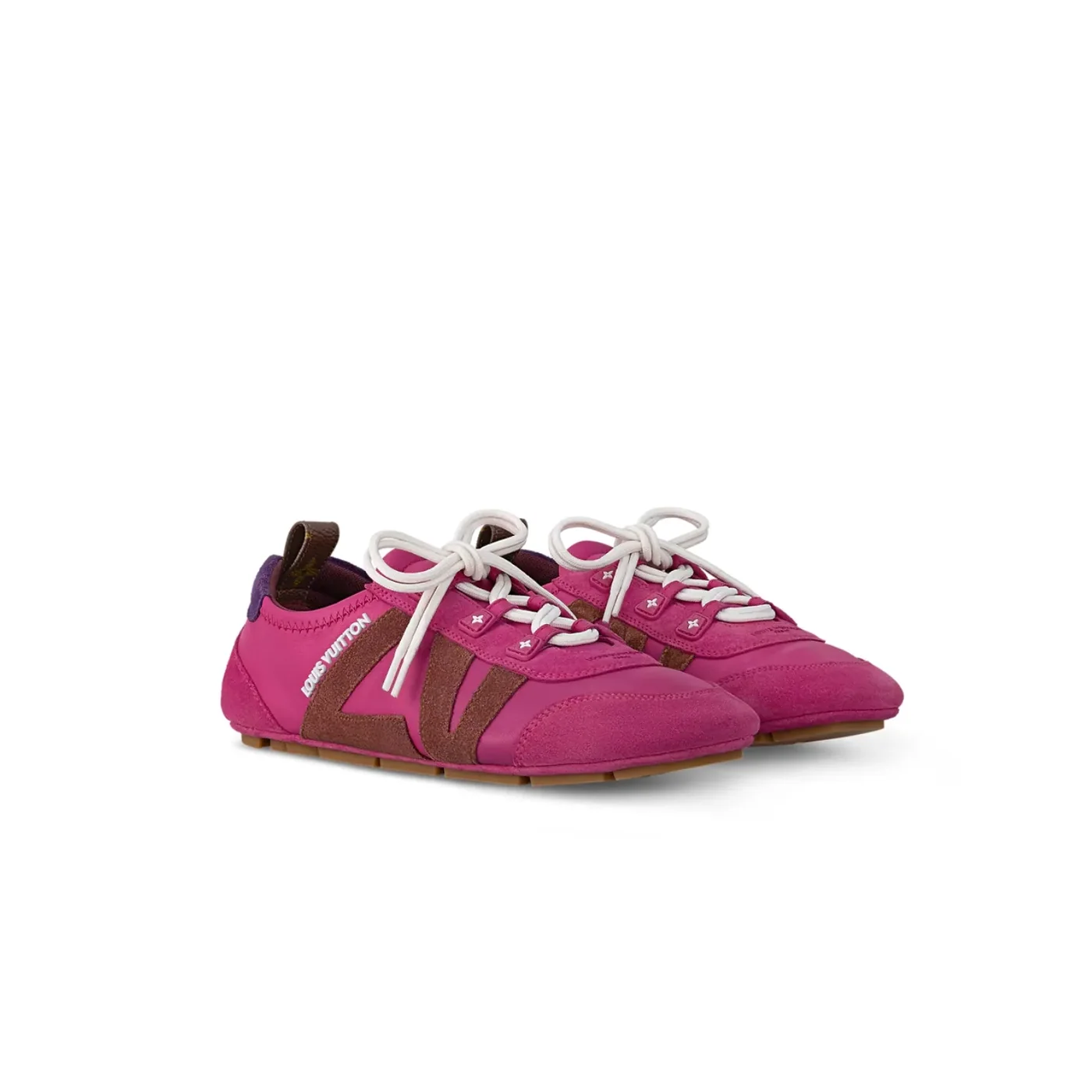 Louis Vuitton LV Sneakerina Fuchsia Pink 1AHNEE Louis Vuitton LV Sneakerina Fuchsia Pink 1AHNEE
