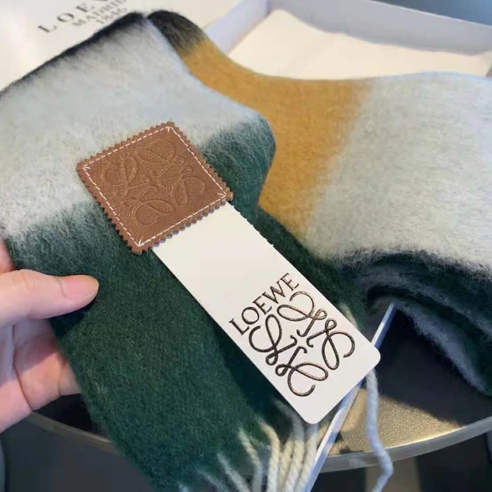 Loewe Stripe Scarf in Mohair for Women Loewe Stripe Scarf in Mohair for Women