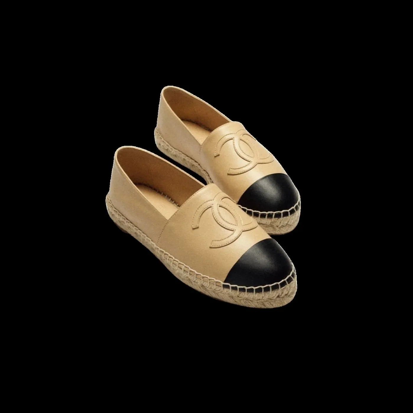 Chanel Espadrilles Beige in Black