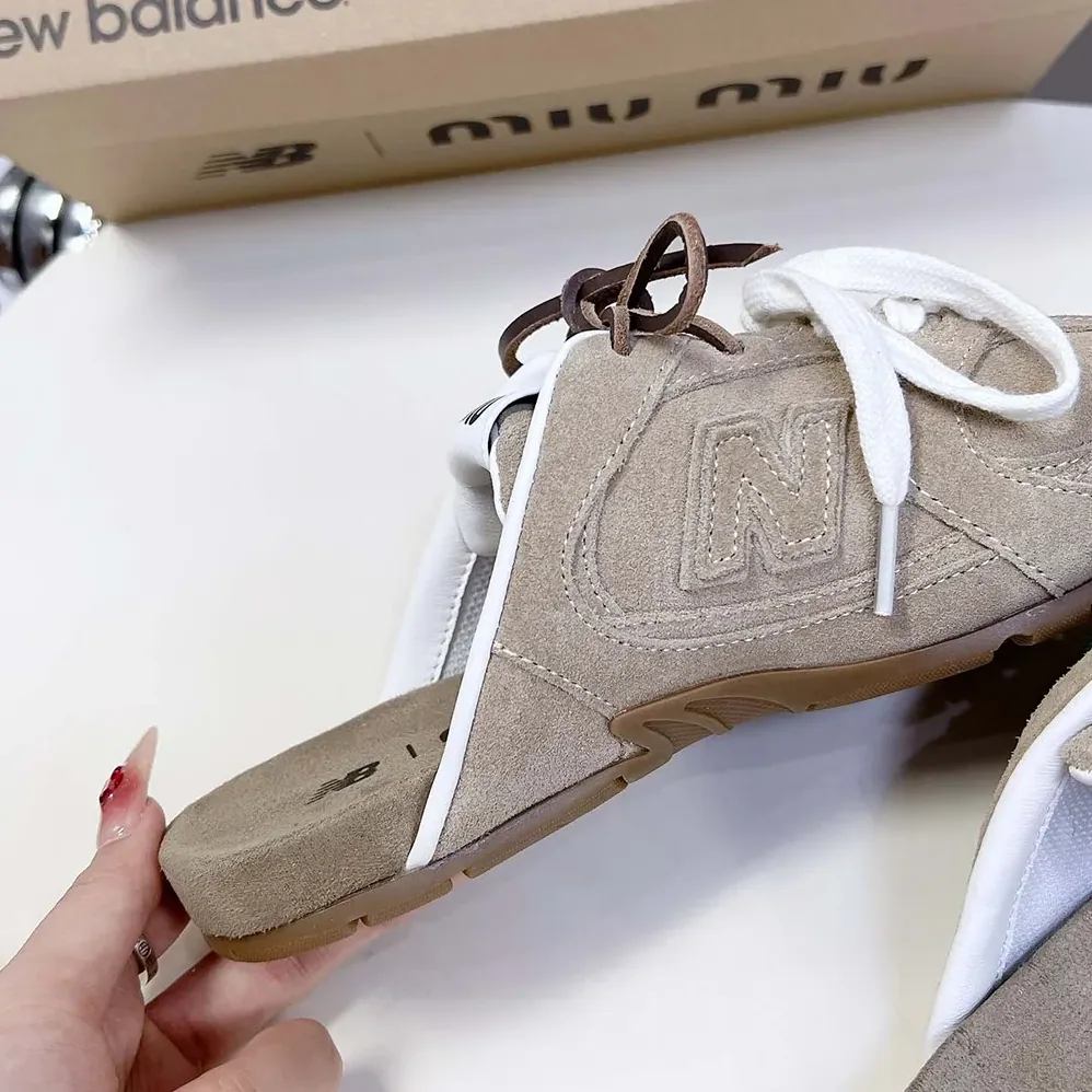 Miu Miu New Balance X Miu Miu 530 SL Faded Suede Mules for Women Miu Miu New Balance X Miu Miu 530 SL Faded Suede Mules for Women