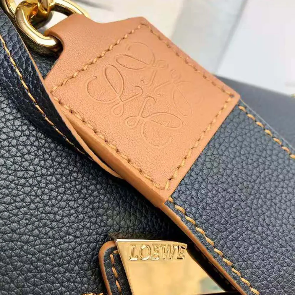 Loewe Mini Barcelona Bag in Soft Grained Calfskin for Women in Black Loewe Mini Barcelona Bag in Soft Grained Calfskin for Women in Black
