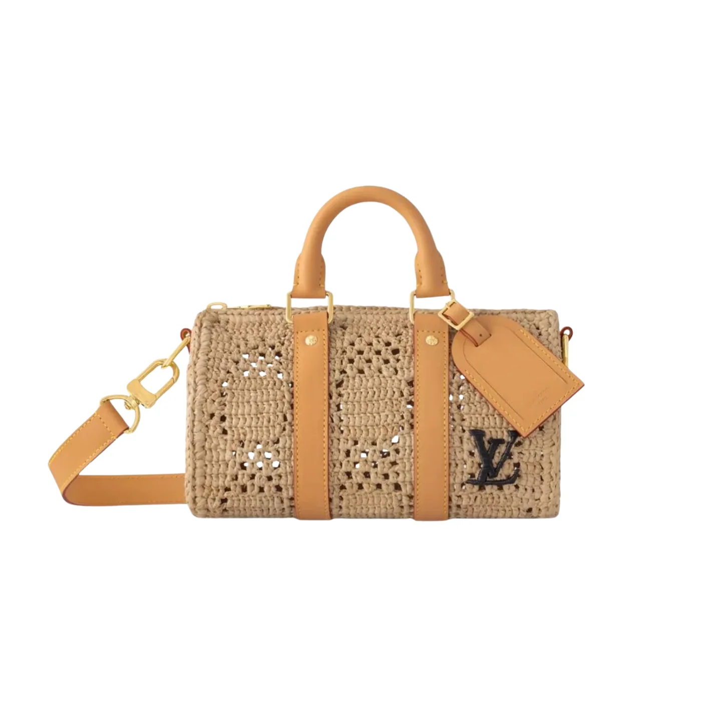 Louis Vuitton Keepall Bandouliere 25 Travel Bag in Natural Beige Gold Hardware Louis Vuitton Keepall Bandouliere 25 Travel Bag in Natural Beige Gold Hardware