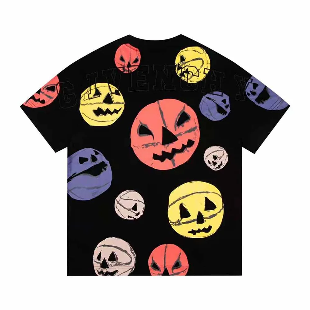 Givenchy Oversized T-shirt in Jersey with Ceramics Prints for Men in Black