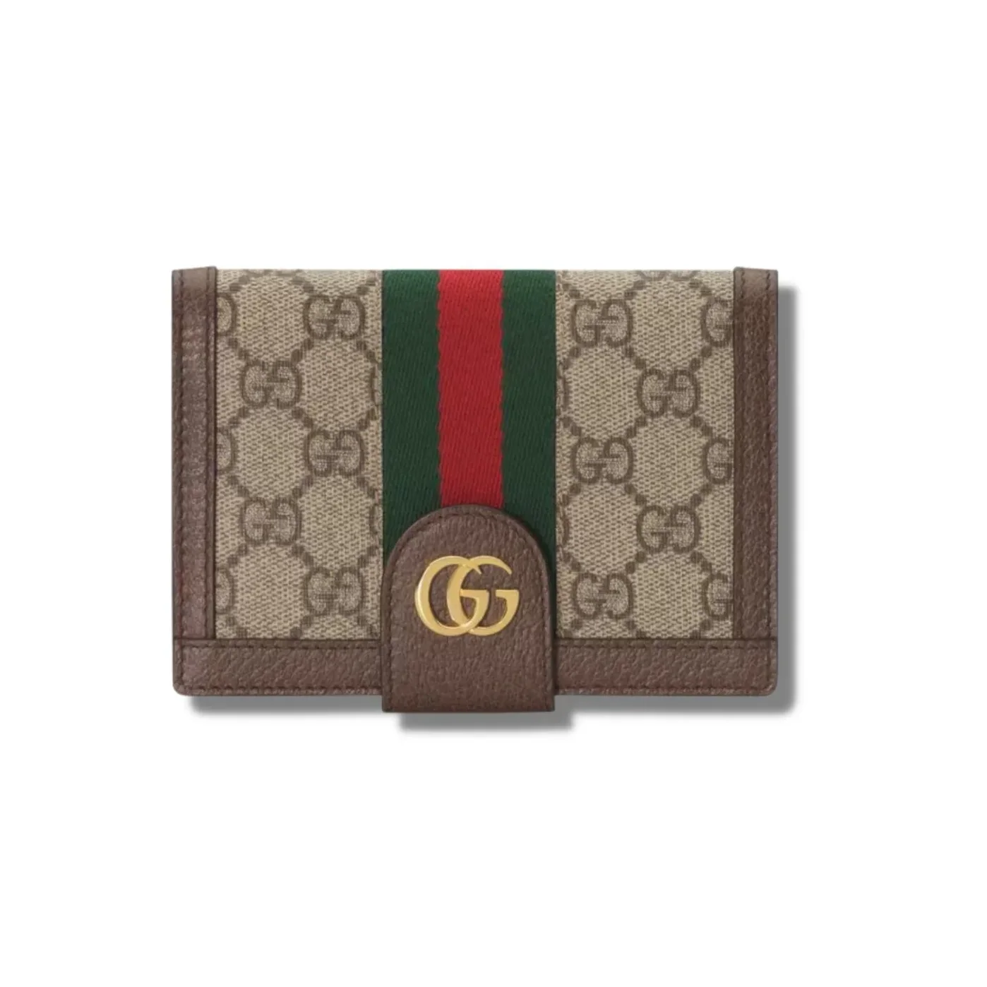 Gucci Ophidia GG Passport Case Supreme Canvas Beige /