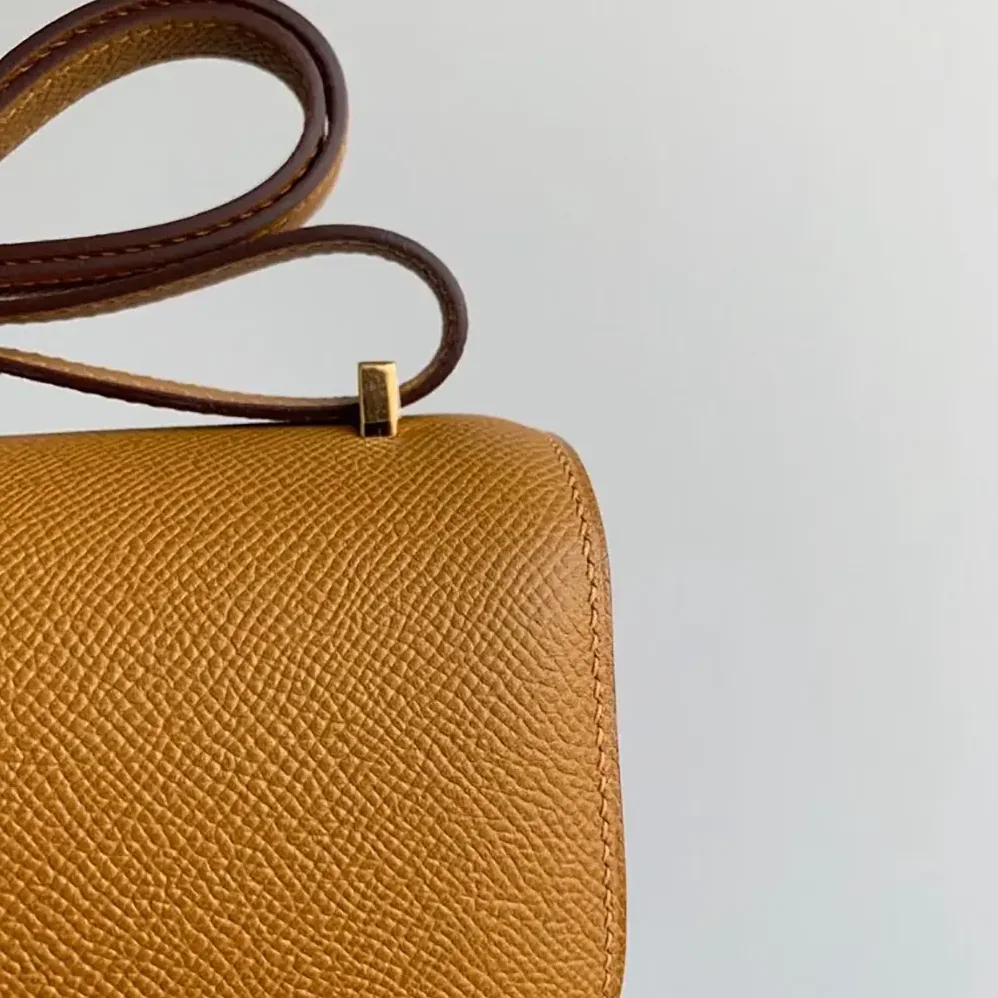 Hermes Constance 18 Bag Epsom Leather for Women in Brown/Gold Hermes Constance 18 Bag Epsom Leather for Women in Brown/Gold