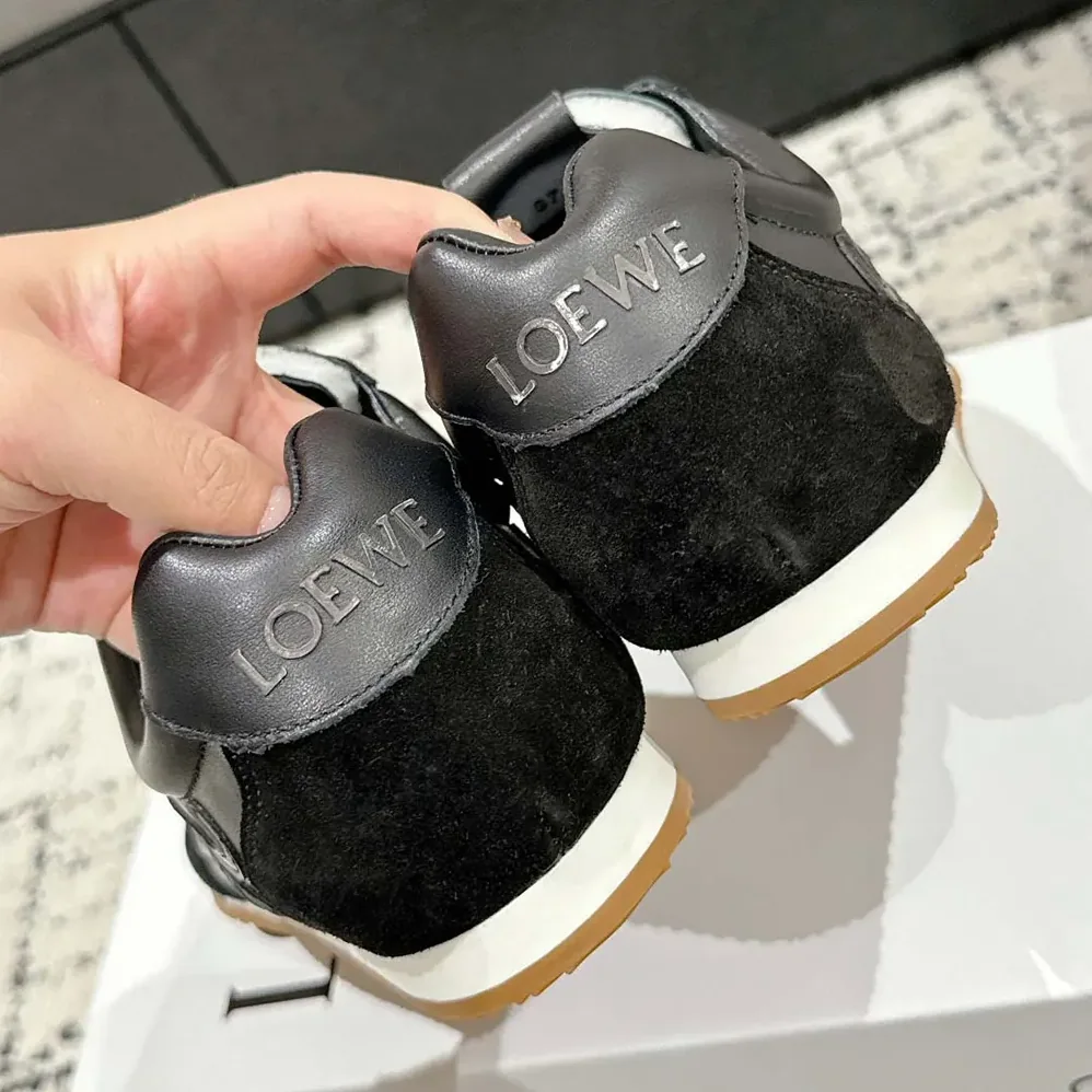 Loewe Ballet Runner 2.0 in Soft Calfskin for Unisex in Black Loewe Ballet Runner 2.0 in Soft Calfskin for Unisex in Black