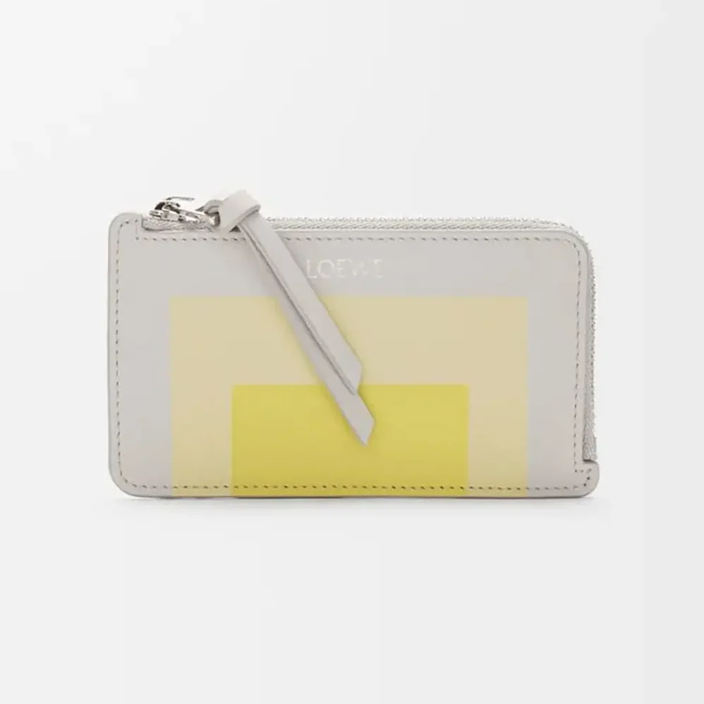Loewe Coin Cardholder in Nappa Calfskin for Unisex in White Loewe Coin Cardholder in Nappa Calfskin for Unisex in White