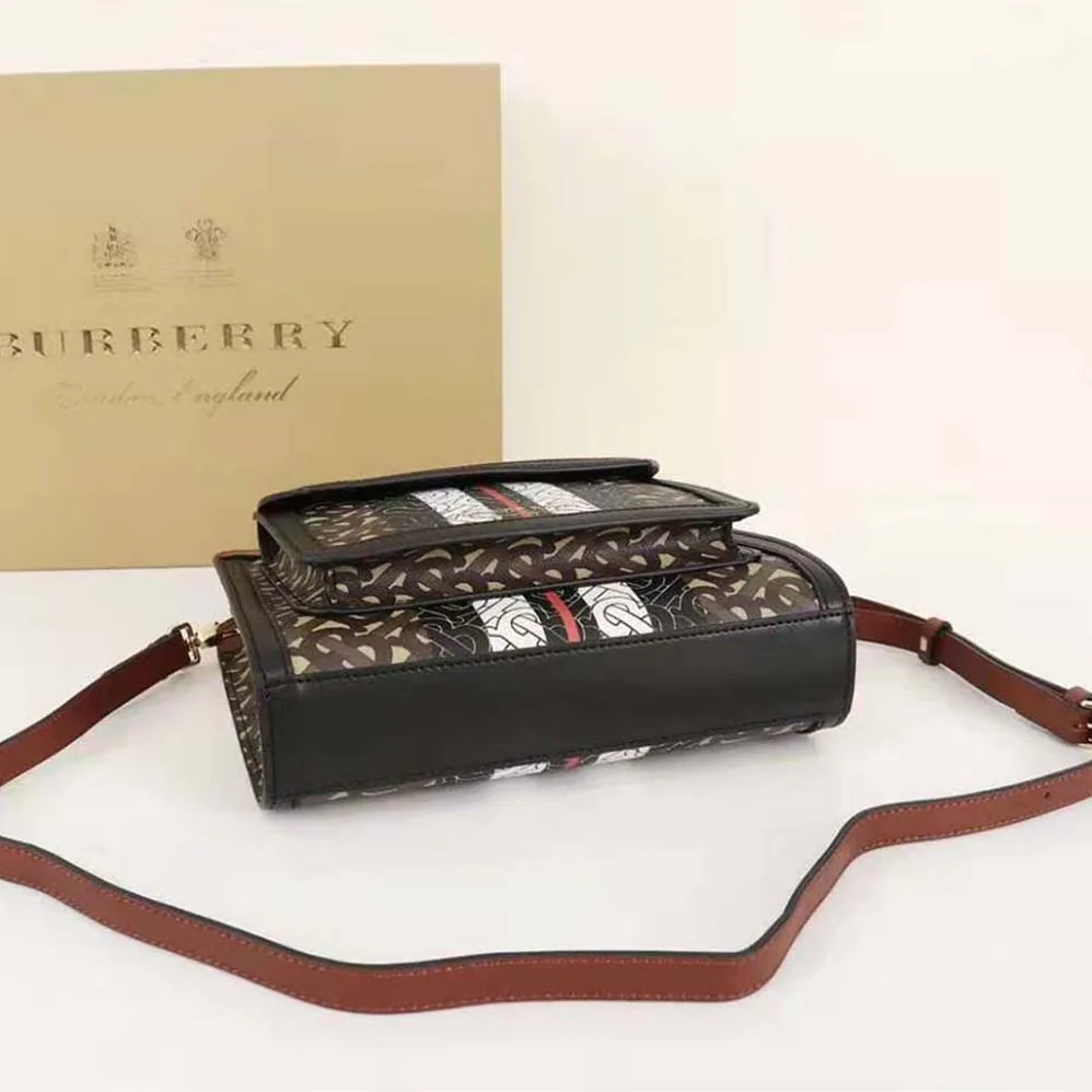 Burberry Mini Monogram Stripe E for Women in canvas Pocket Bag Burberry Mini Monogram Stripe E for Women in canvas Pocket Bag