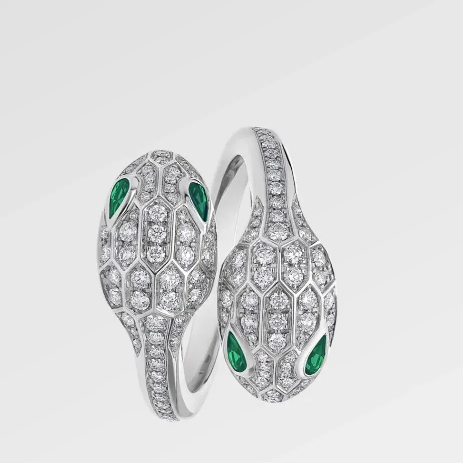 Bvlgari Serpenti Seduttori Ring White Gold Bvlgari Serpenti Seduttori Ring White Gold