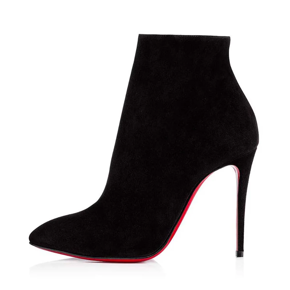 Christian Louboutin Shoes Eloise Booty 100 mm for Women in Black Christian Louboutin Shoes Eloise Booty 100 mm for Women in Black