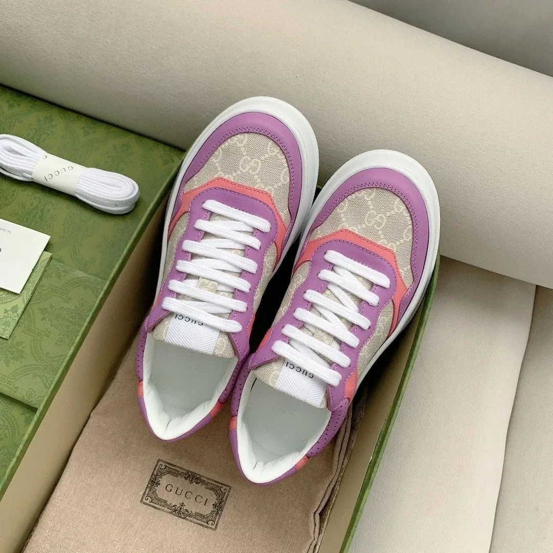 Gucci GG Sneaker Pink And Purple Supreme for Women