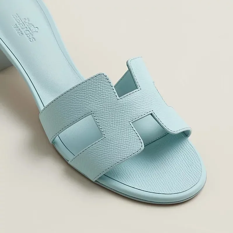 Hermes Oasis Sandals Bleu Brume