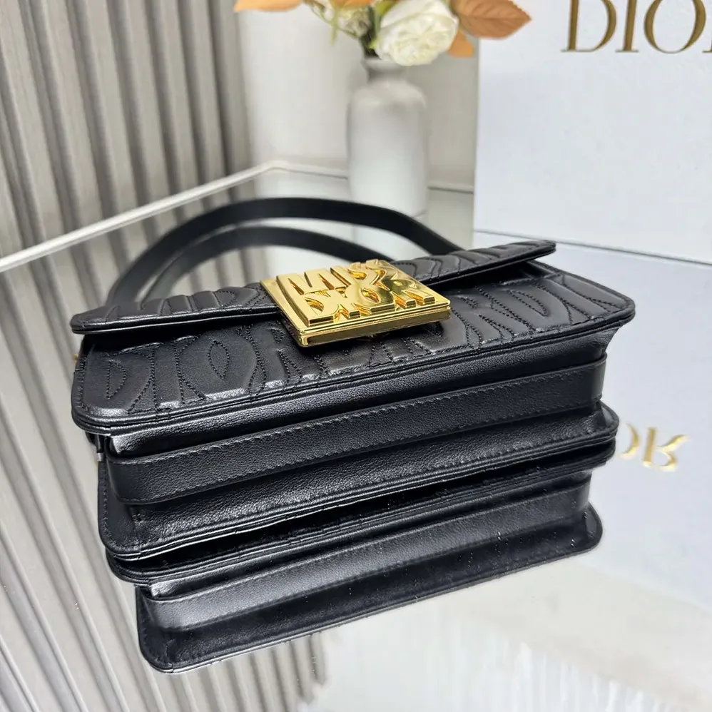 Dior Miss Dior Flap Bag Black Quilted Miss Dior Allover Calfskin for Women Dior Miss Dior Flap Bag Black Quilted Miss Dior Allover Calfskin for Women